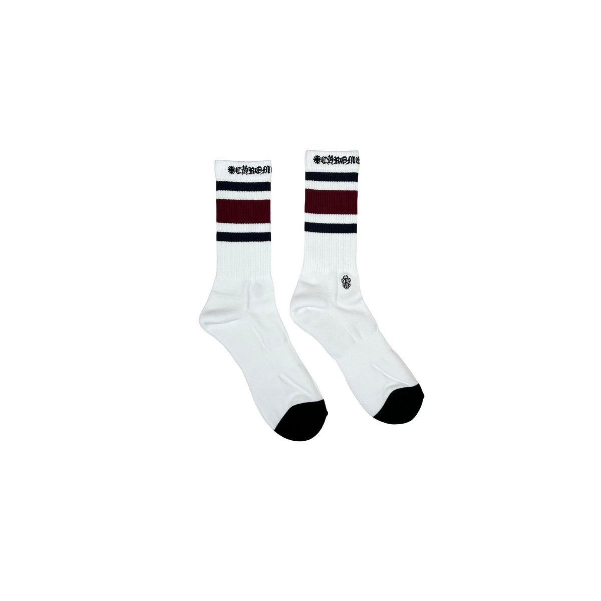 Chrome Hearts Miami Socks White Red Navy