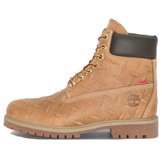 Timberland 6" Premium Waterproof Boot Supreme Diamond Plate Wheat