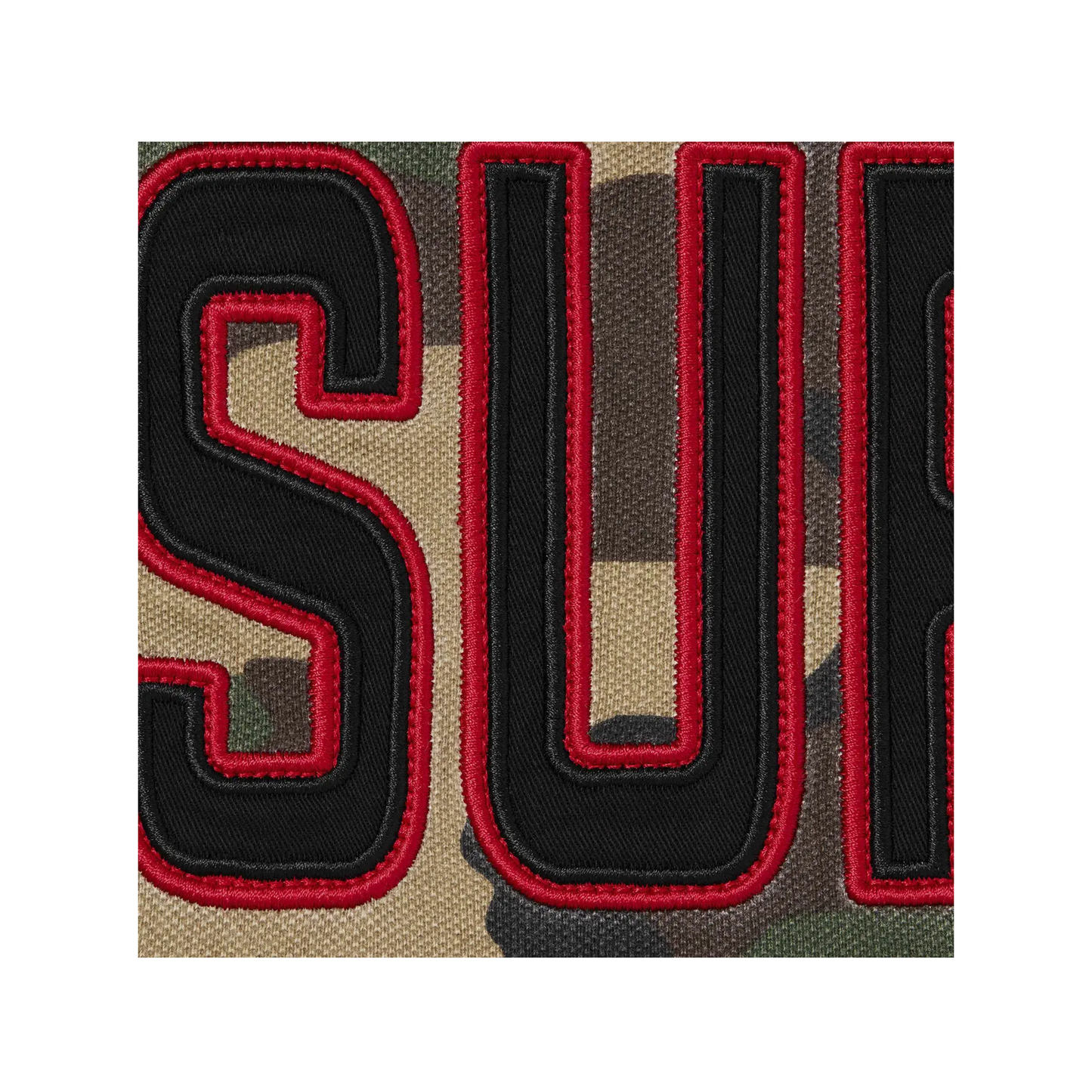 Supreme Twill Appliqué Polo Woodland Camo