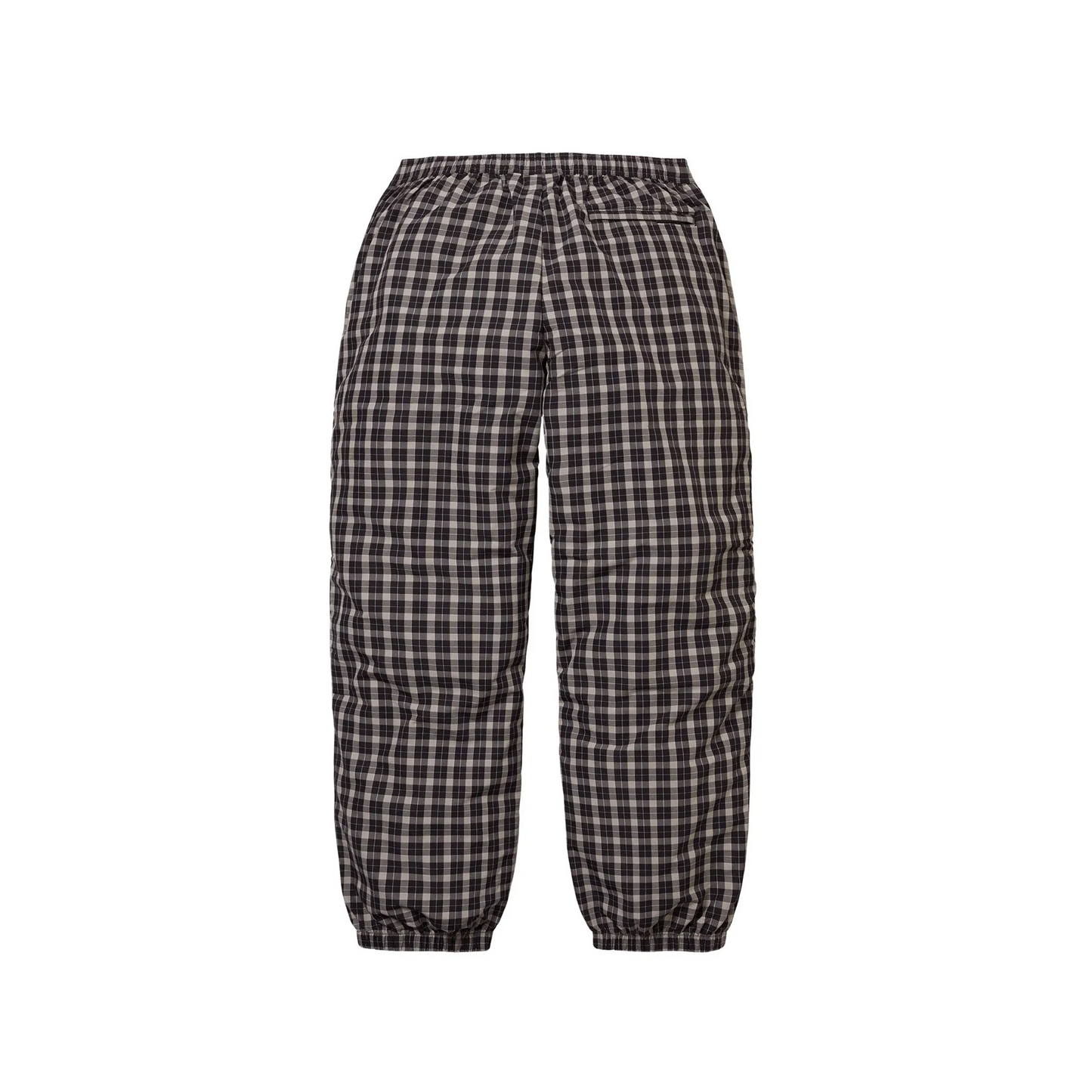 Supreme Plaid Warm Up Pant Black