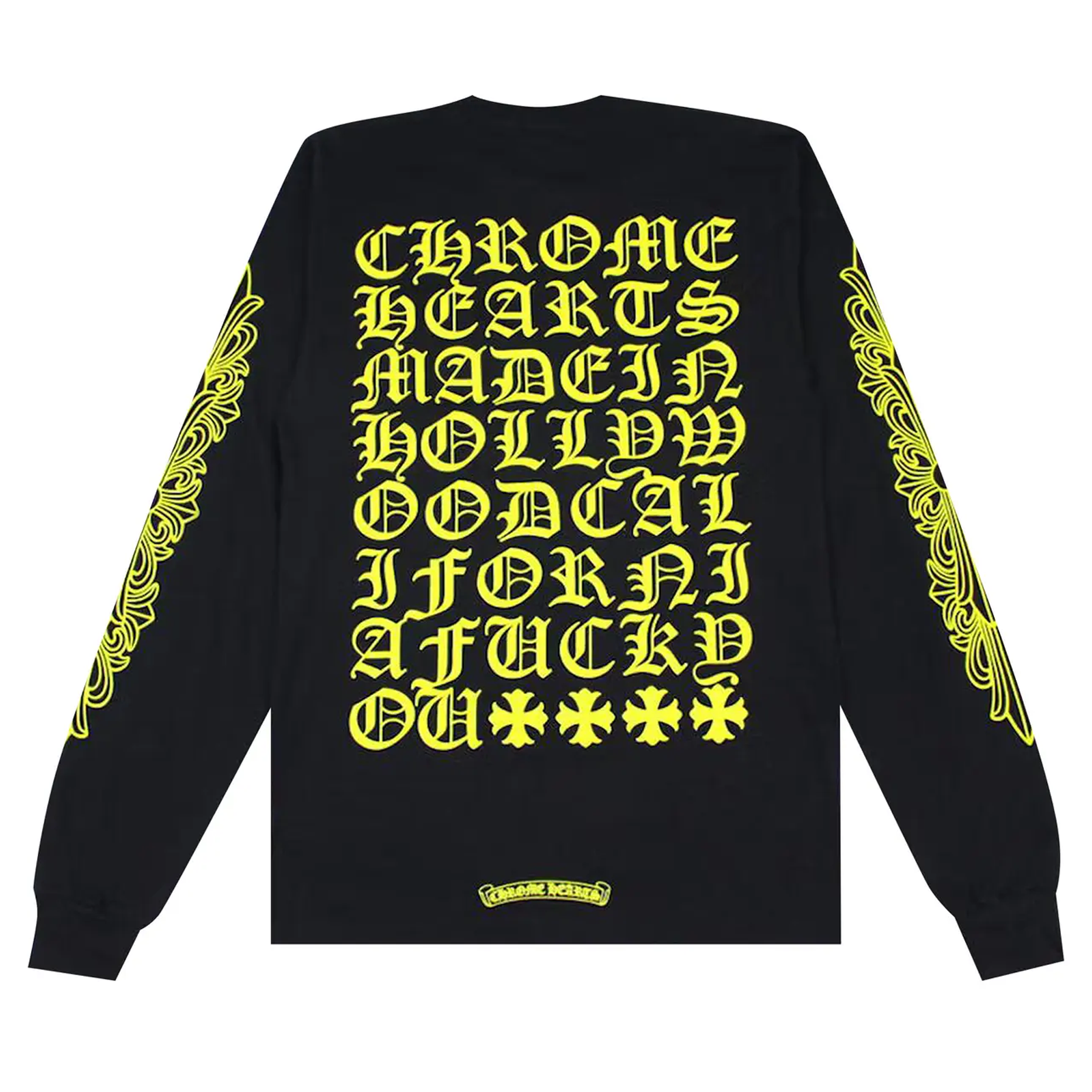 Chrome Hearts Made in Hollywood L/S T-shirt Black/Yellow