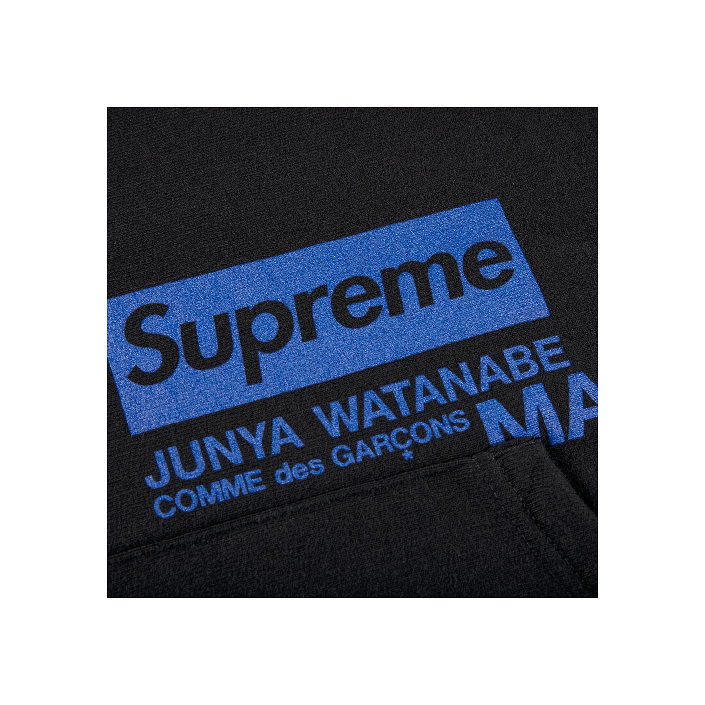 Supreme JUNYA WATANABE CDG MAN Hooded Sweatshirt Black