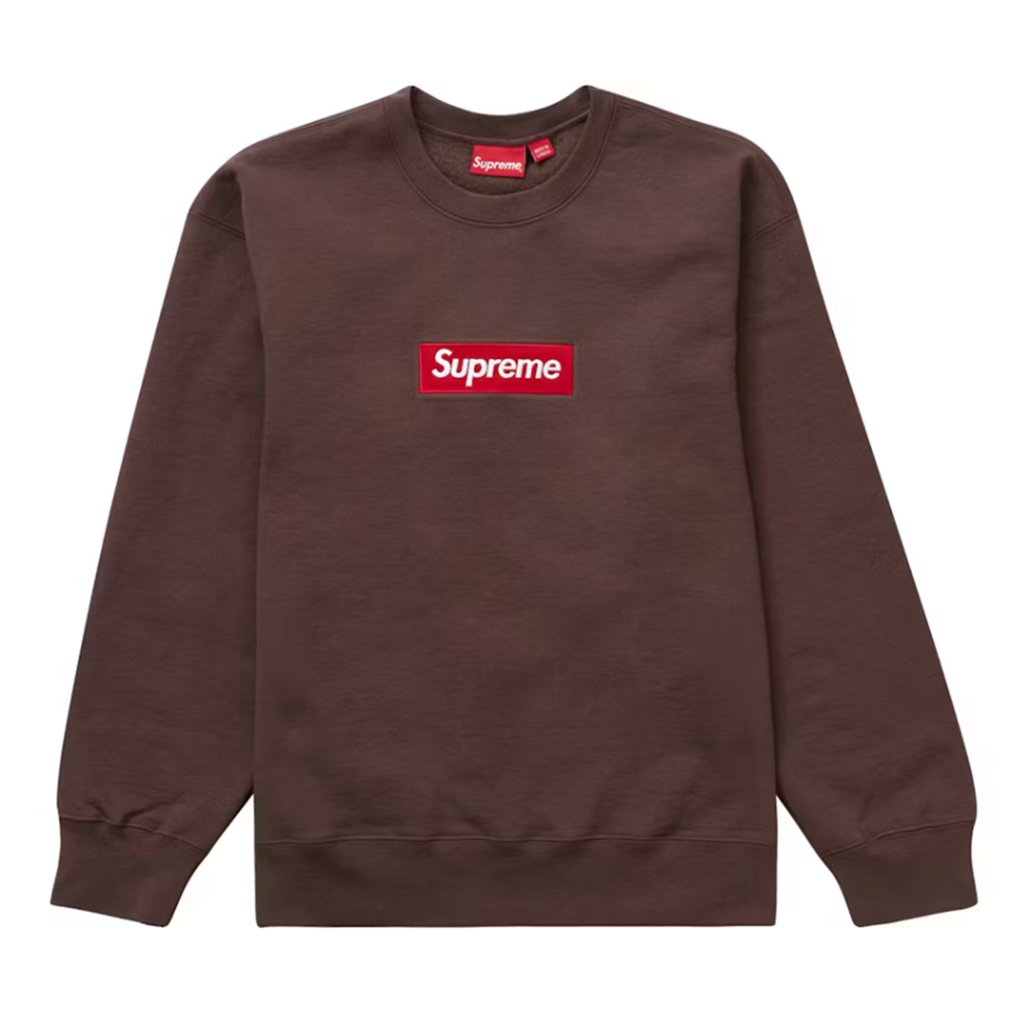 Supreme Box Logo Crewneck (FW22) Brown
