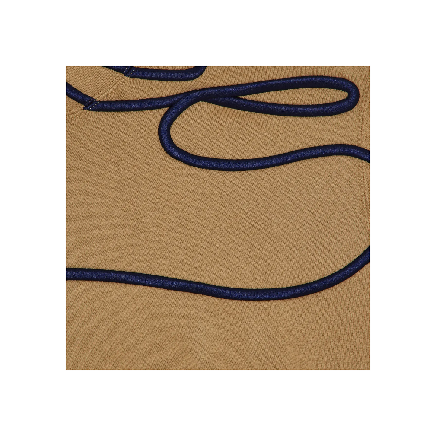 Supreme Shoulder Script Hooded Sweatshirt Brown