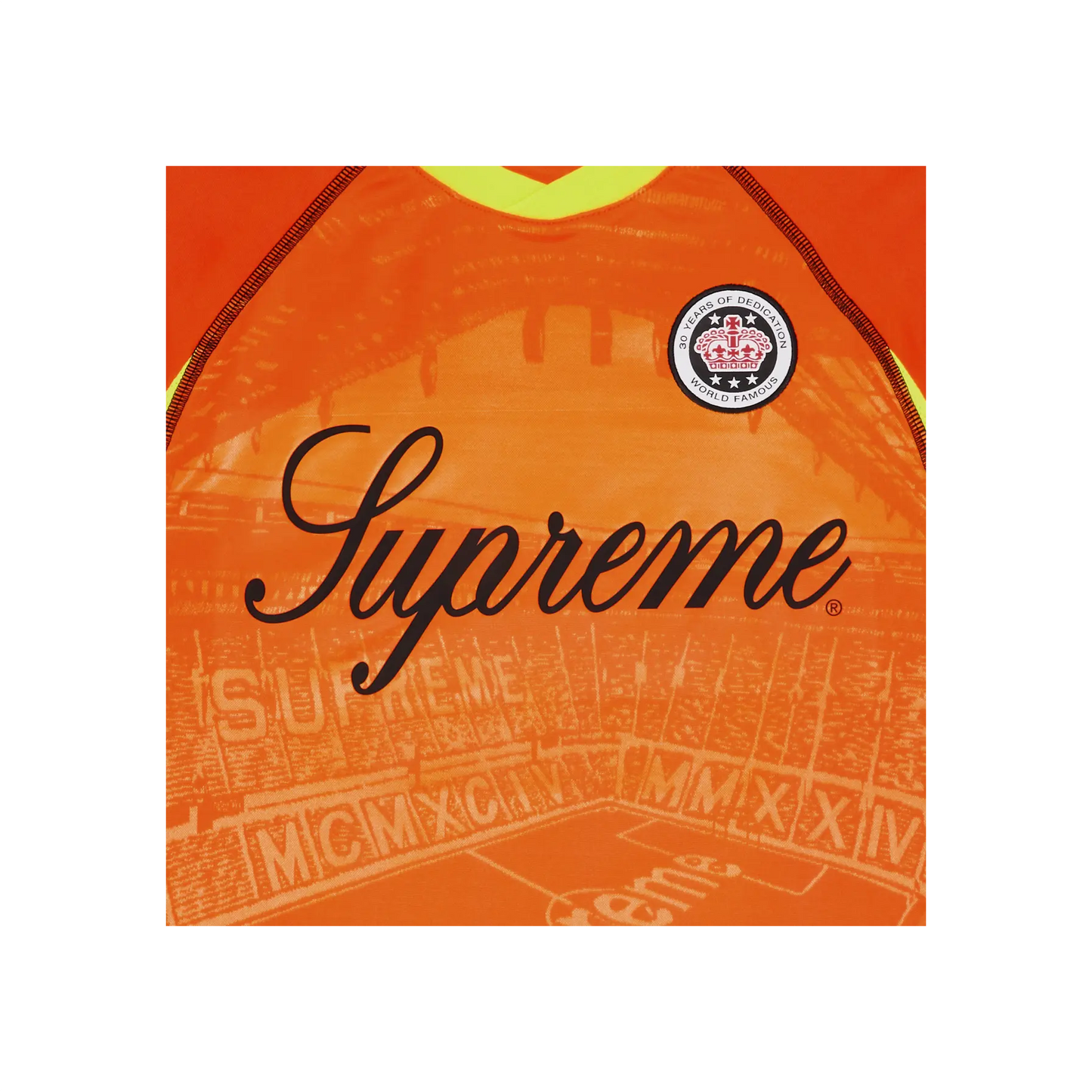 Supreme Jacquard Soccer Jersey Orange