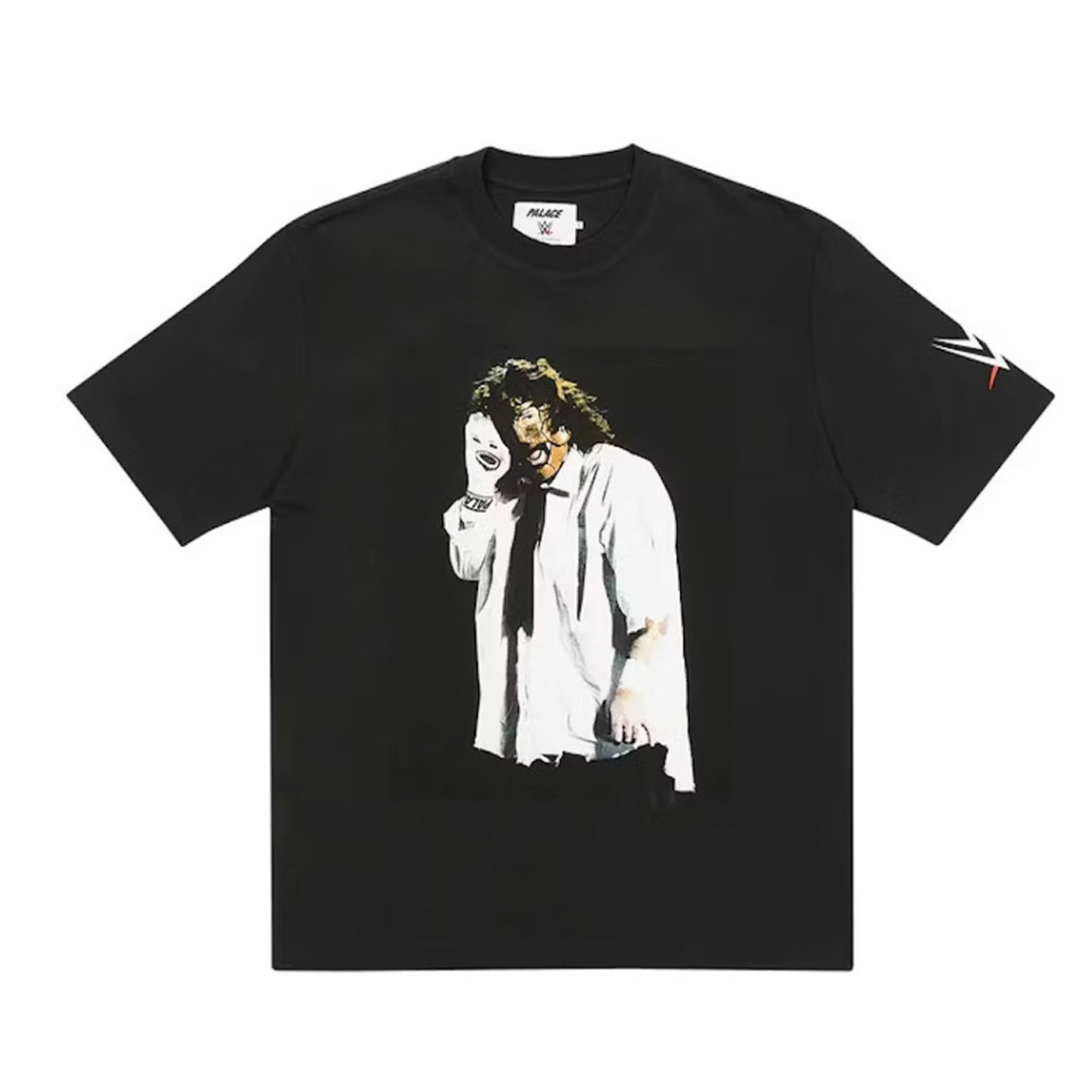 Palace x WWE Mankind Sock T-Shirt Black
