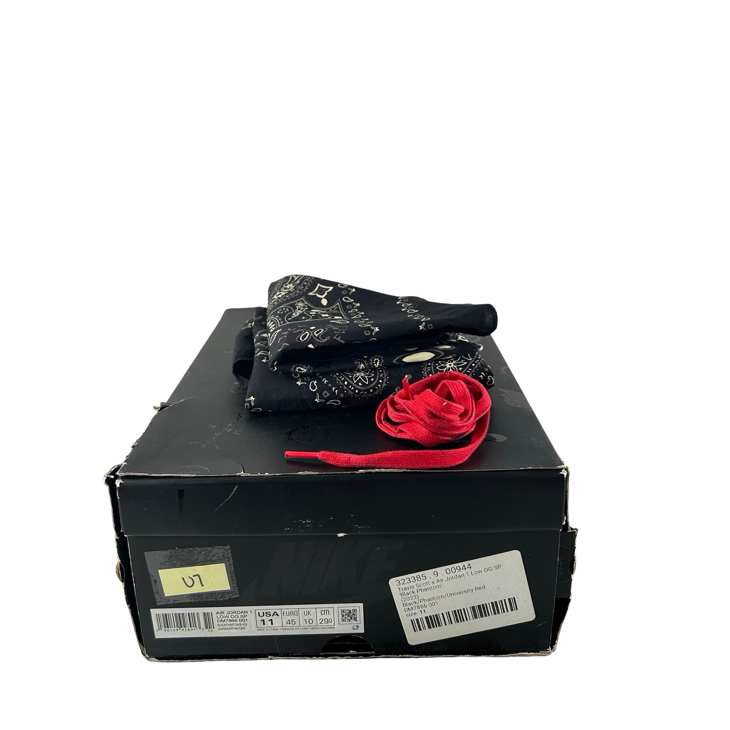 DM7866 001 Jordan 1 Retro Low OG Travis Scott Negro Fantasma