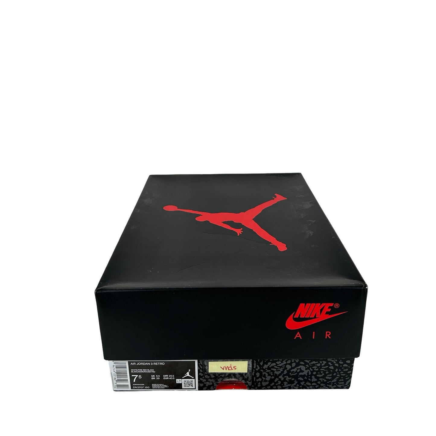 DN3707 160 Jordan 3 Retro Rojo fuego (2022)