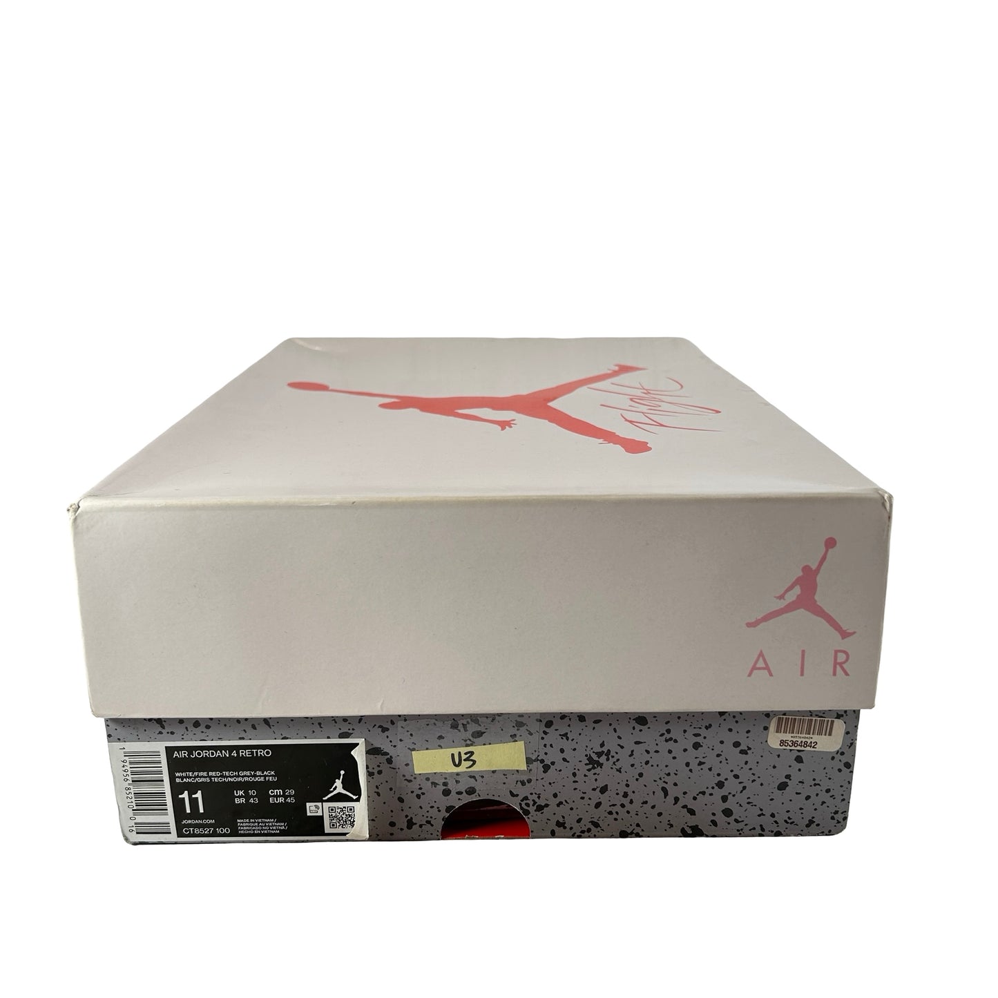CT8527 100 Jordan 4 Retro Blanco Oreo