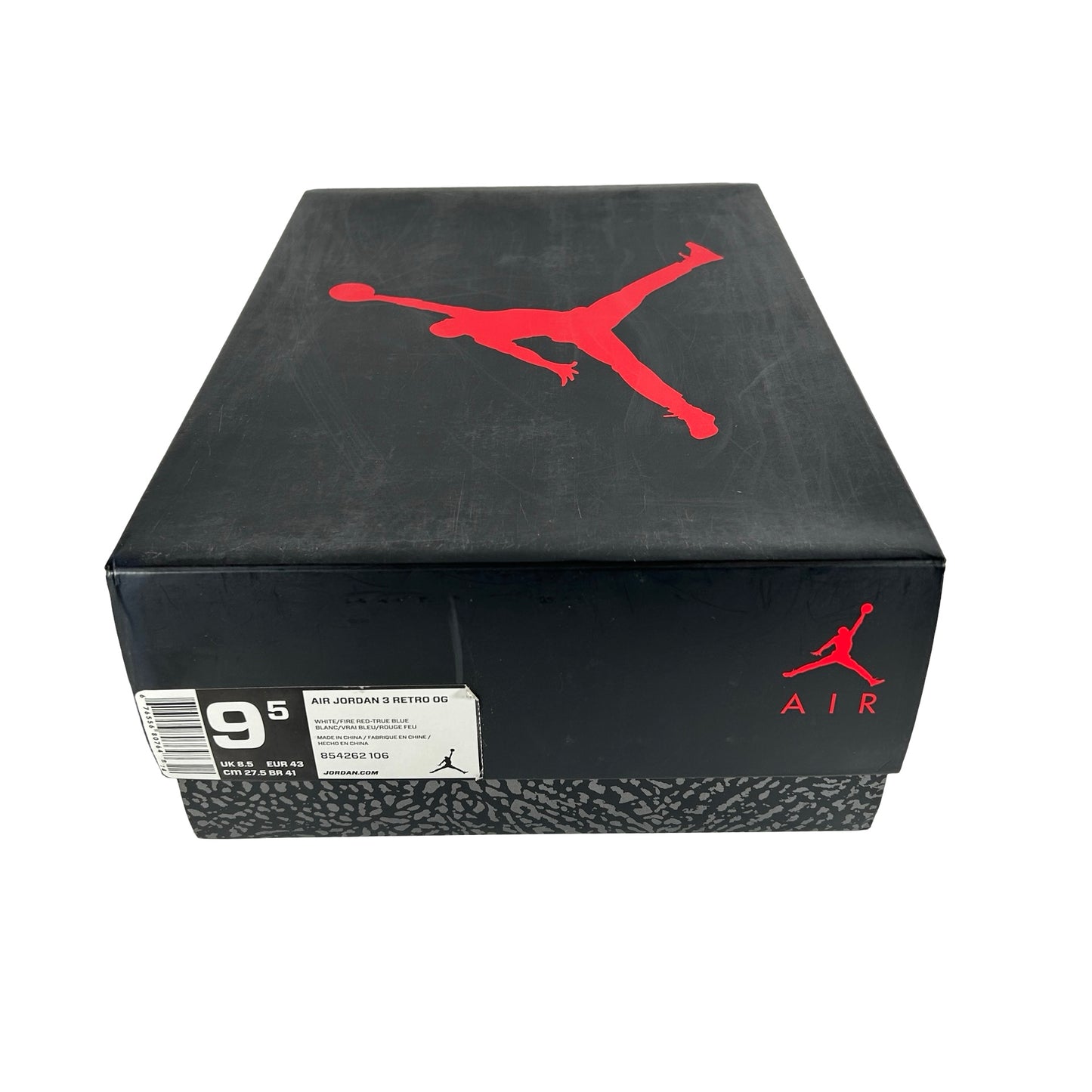 854262 106 Jordan 3 Retro Azul verdadero (2016)