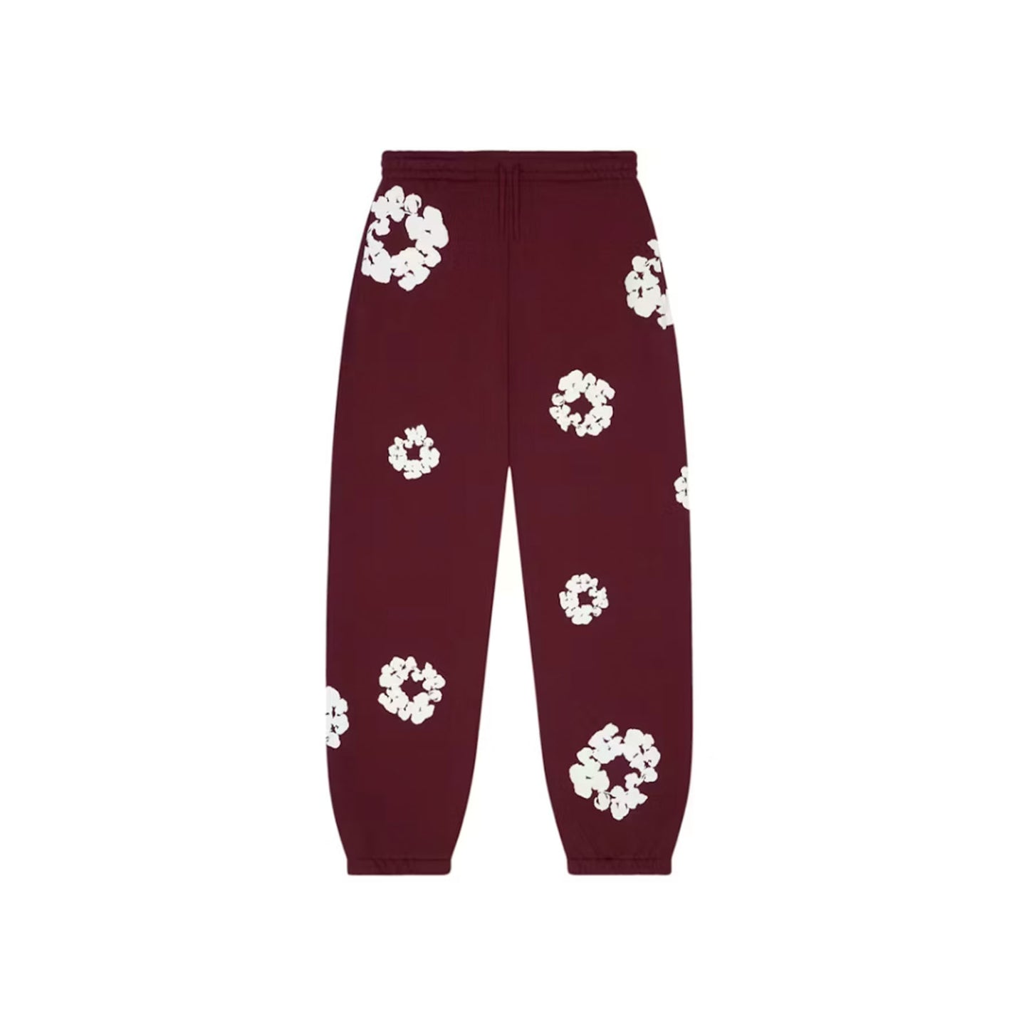 Denim Tears Cotton Wreath Sweatpants Burgundy