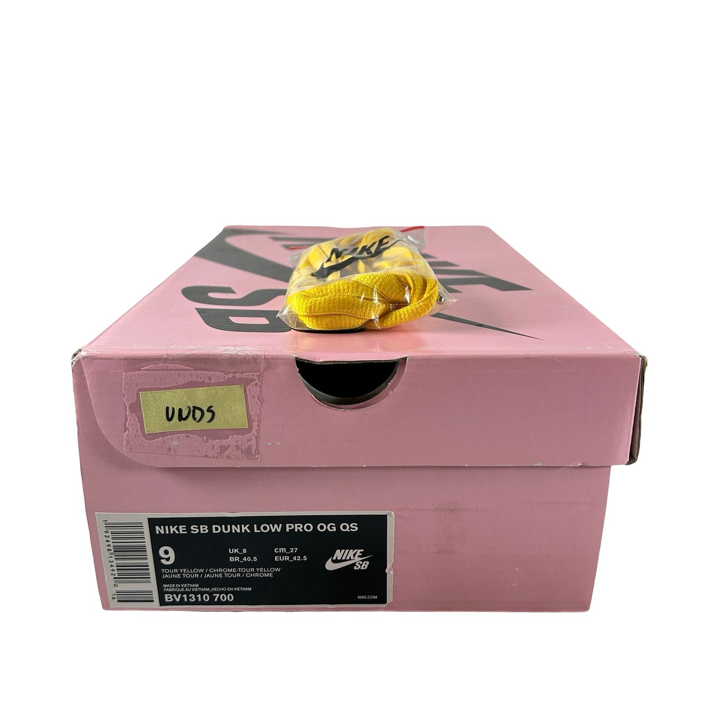 BV1310 700 Nike SB Dunk Low Diamond Supply Co Canario Diamante F&F