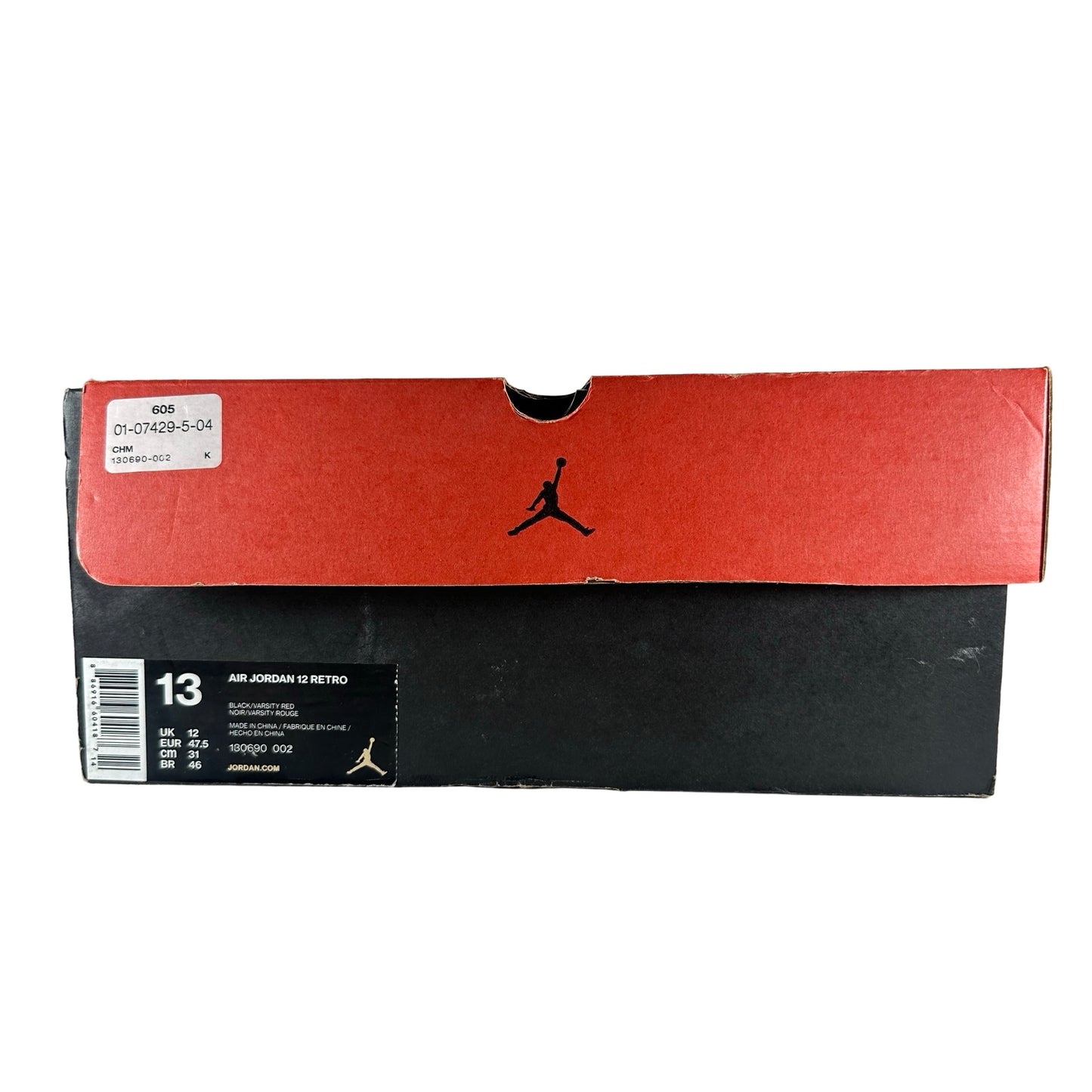 130690 002 Jordan 12 Retro Juego de gripe (2016)