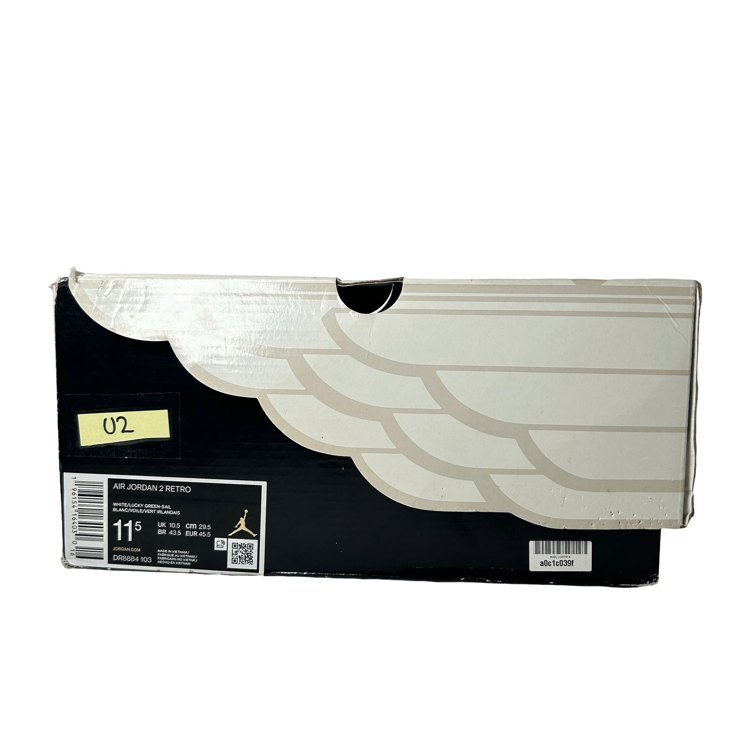 DR8884 103 Jordan 2 Retro Lucky Green - 11.5 M (Used2)