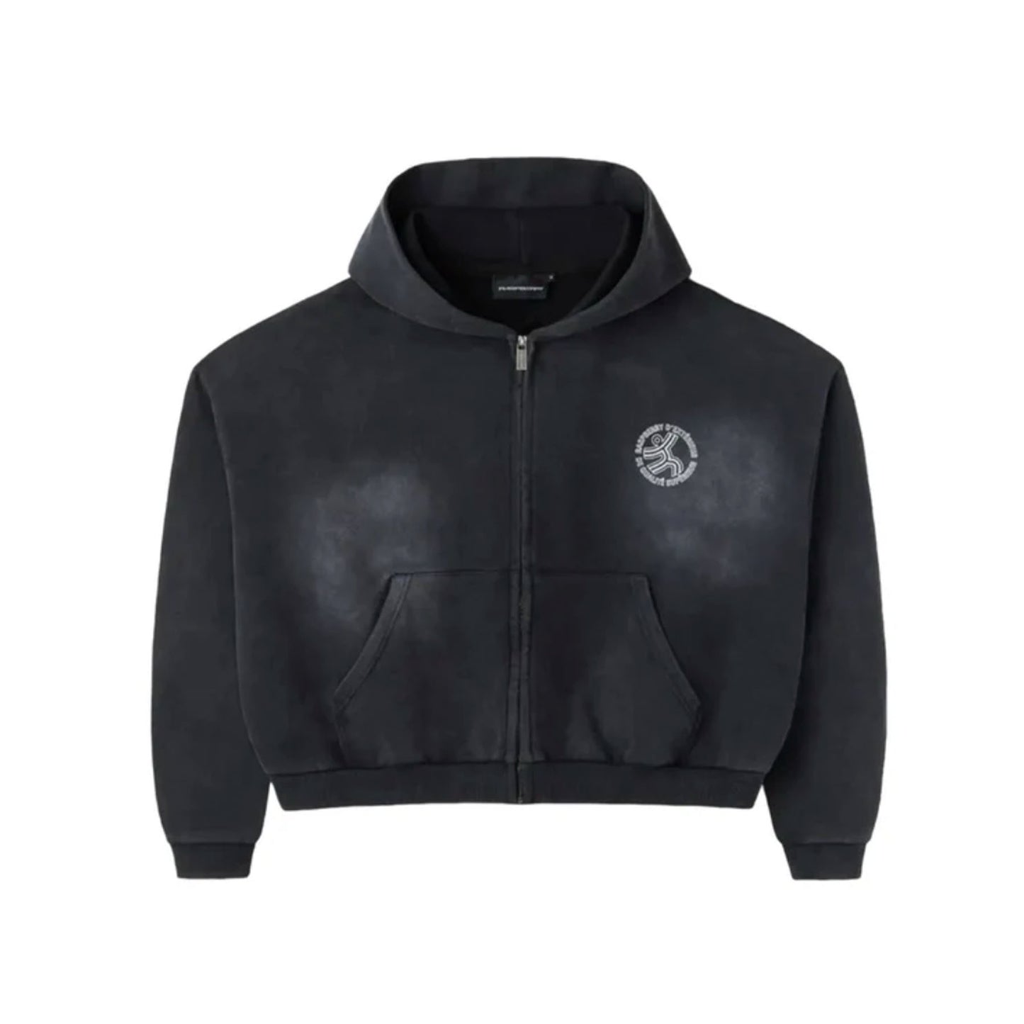 Eclair Zip Up Hoodie Black