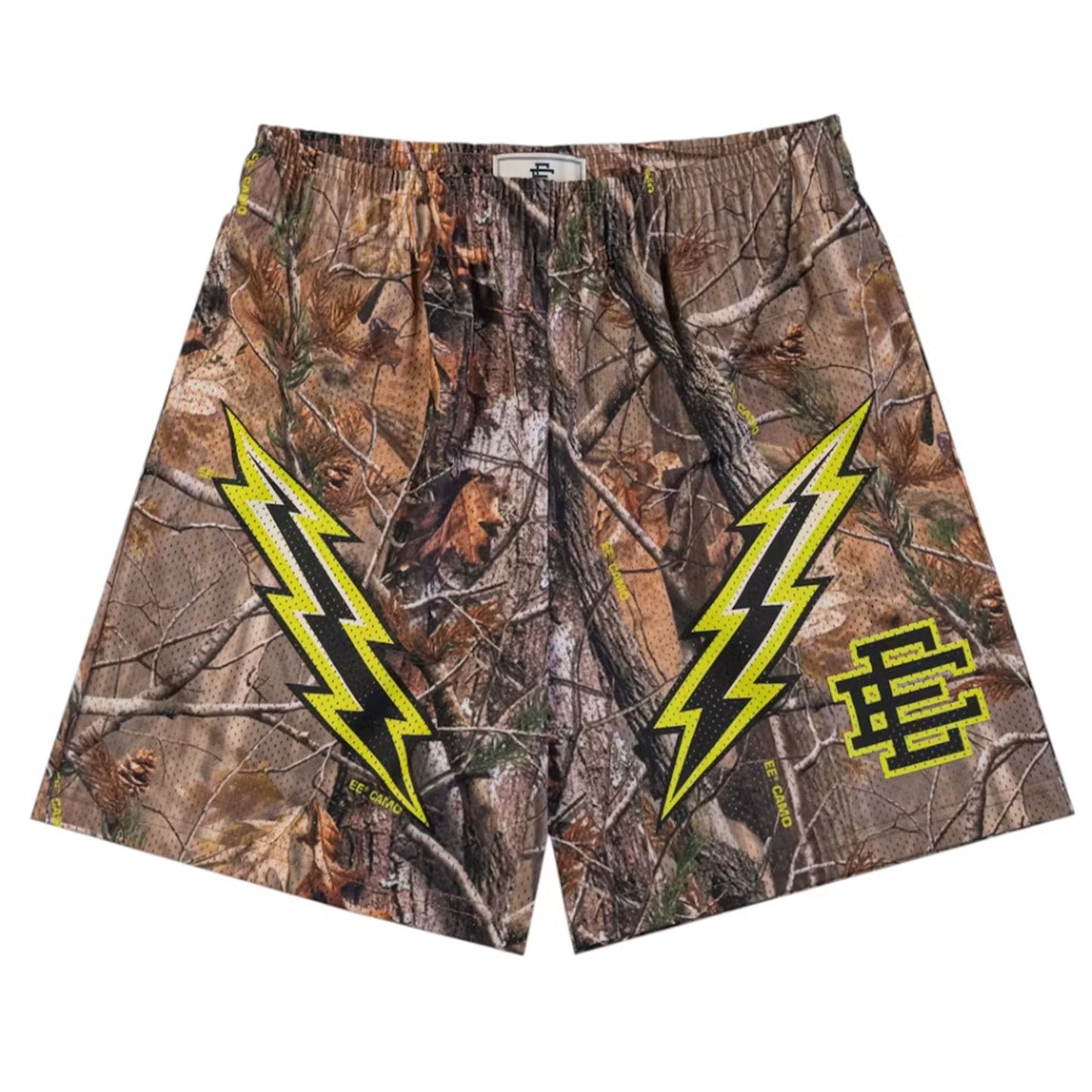 Eric Emanuel EE Basic/Core Short Tree Camo/Black/Lime Bolt