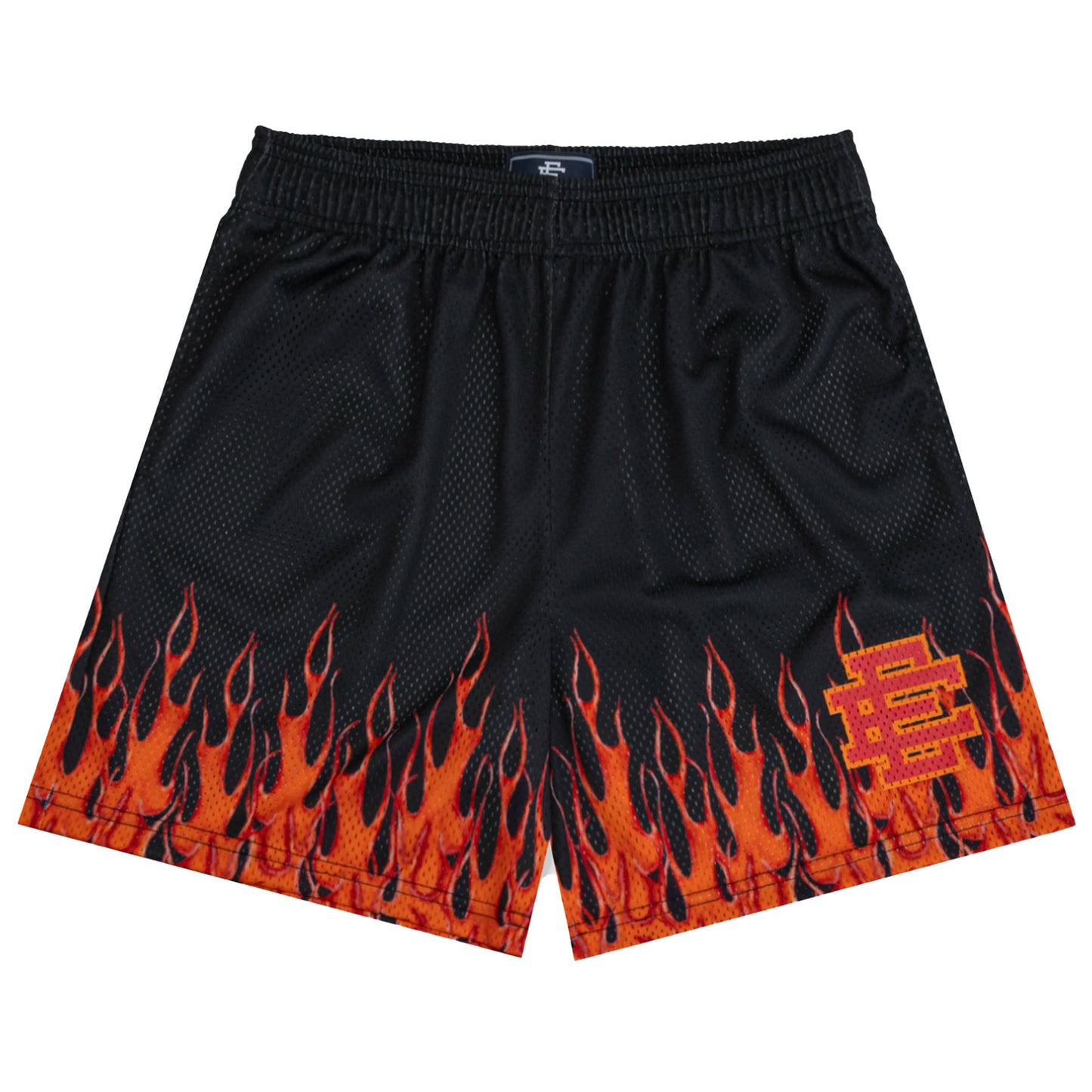 Eric Emanuel Flame Black/Orange Shorts