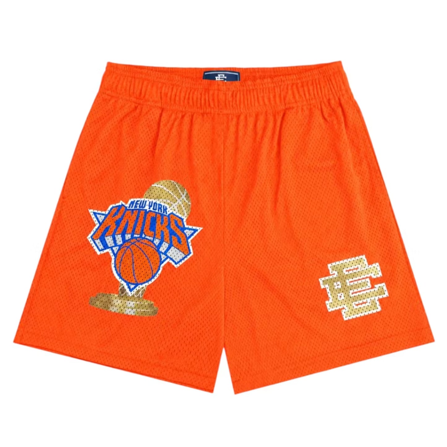 Eric Emanuel x New York Knicks Champ Shorts Orange/Gold