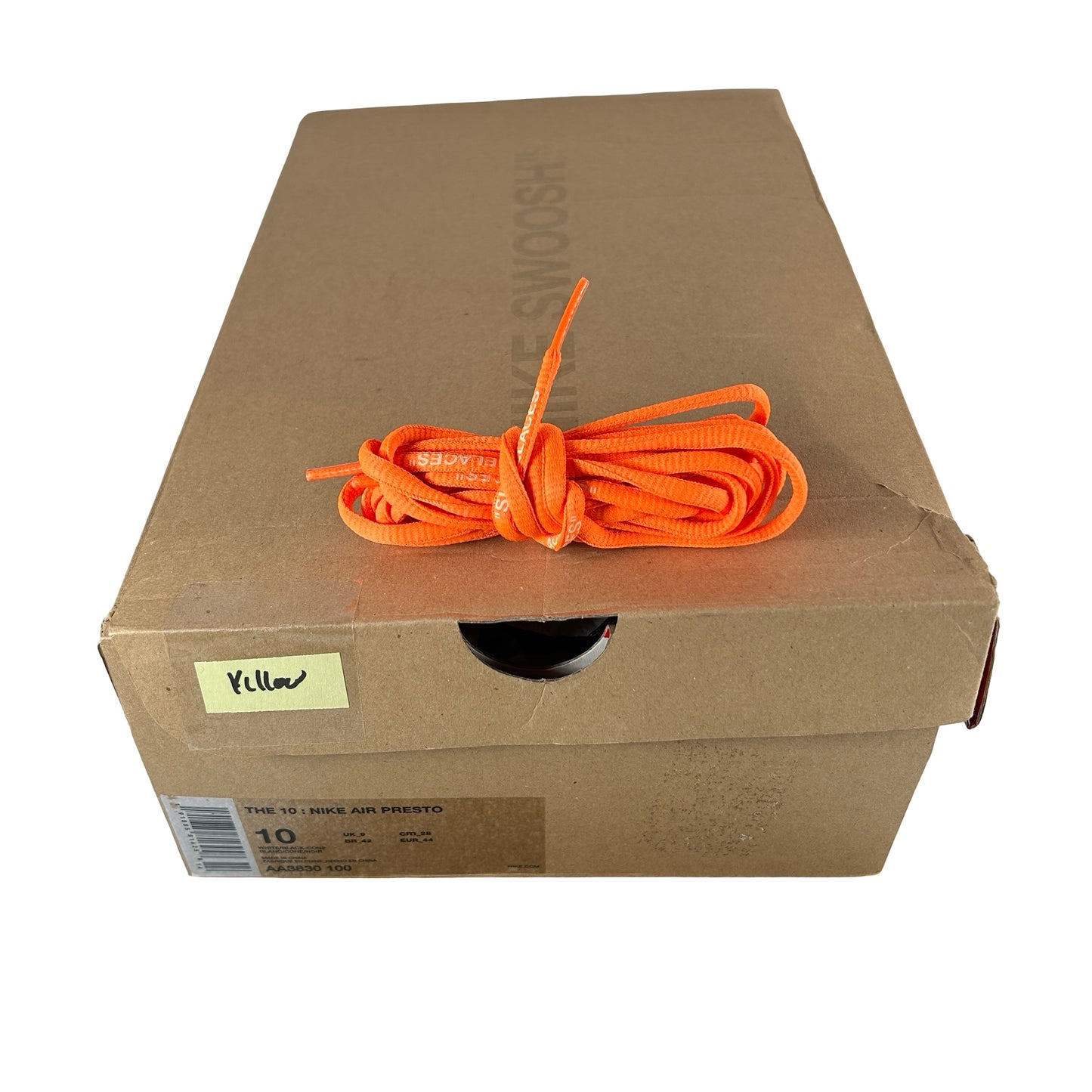 AA3830 100 Nike Air Presto Off-White White - 10 M (Yellowing)