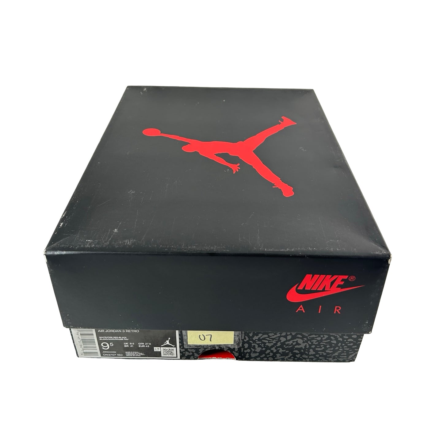DN3707 160 Jordan 3 Retro Rojo fuego (2022)