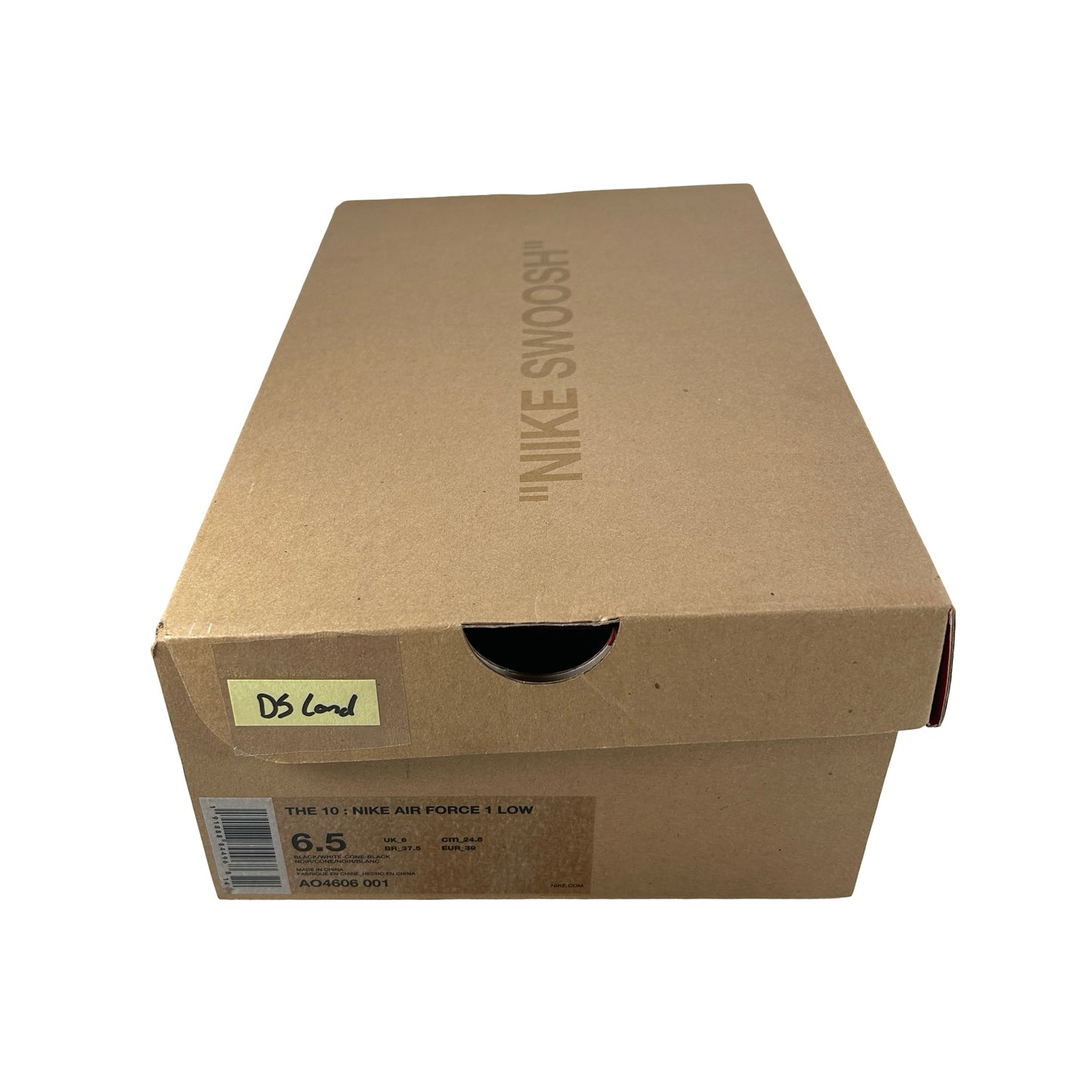 AO4606 001 Nike Air Force 1 Low Blanco roto Negro Blanco
