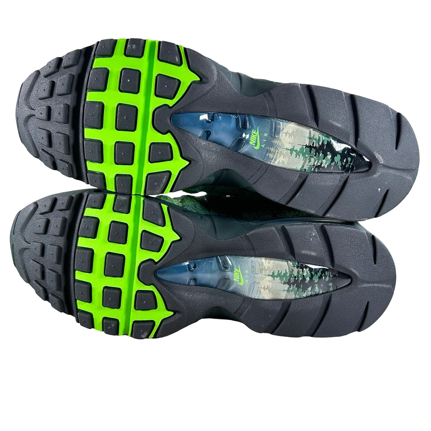 IQ3986 300 Nike Air Max 95 Big Bubble Ducks of a Feather Oregon Ducks The Woods