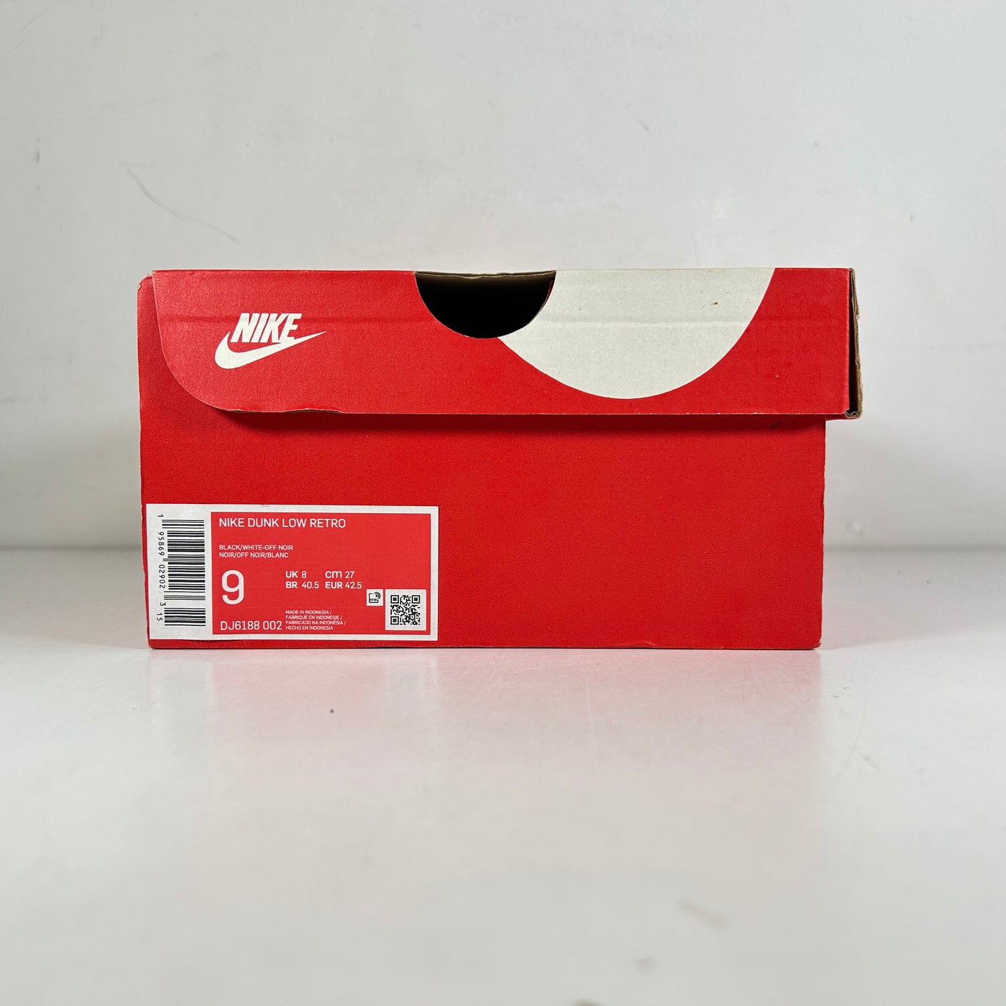 DJ6188 002 Nike Dunk Low Negro Blanco (2022)