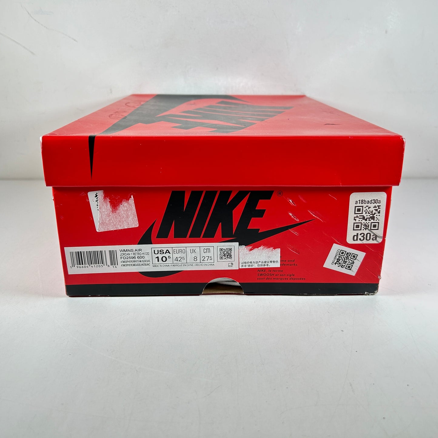 FD2596 600 Jordan 1 Retro High OG Lavado Rosa