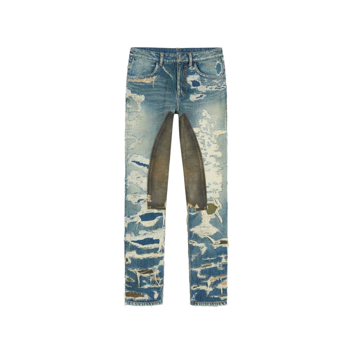 Givenchy Distressed Patch Detail Jeans