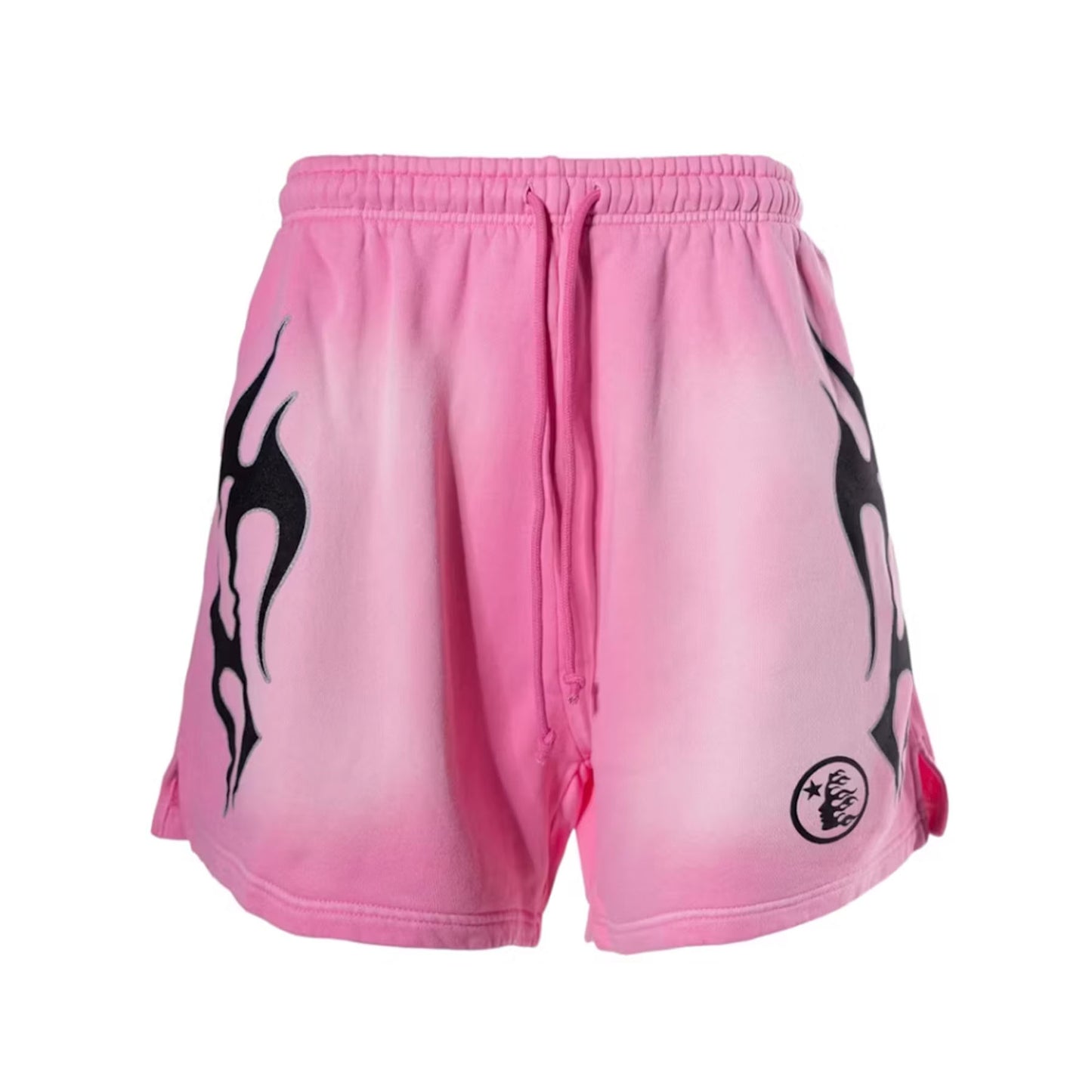 Hellstar Sports Flame Shorts Pink