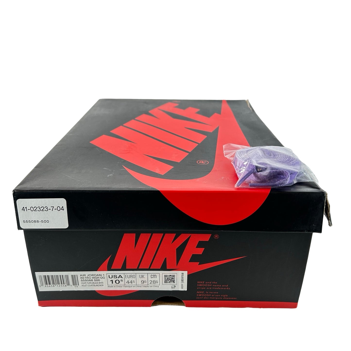 555088 500 Jordan 1 Corte Púrpura