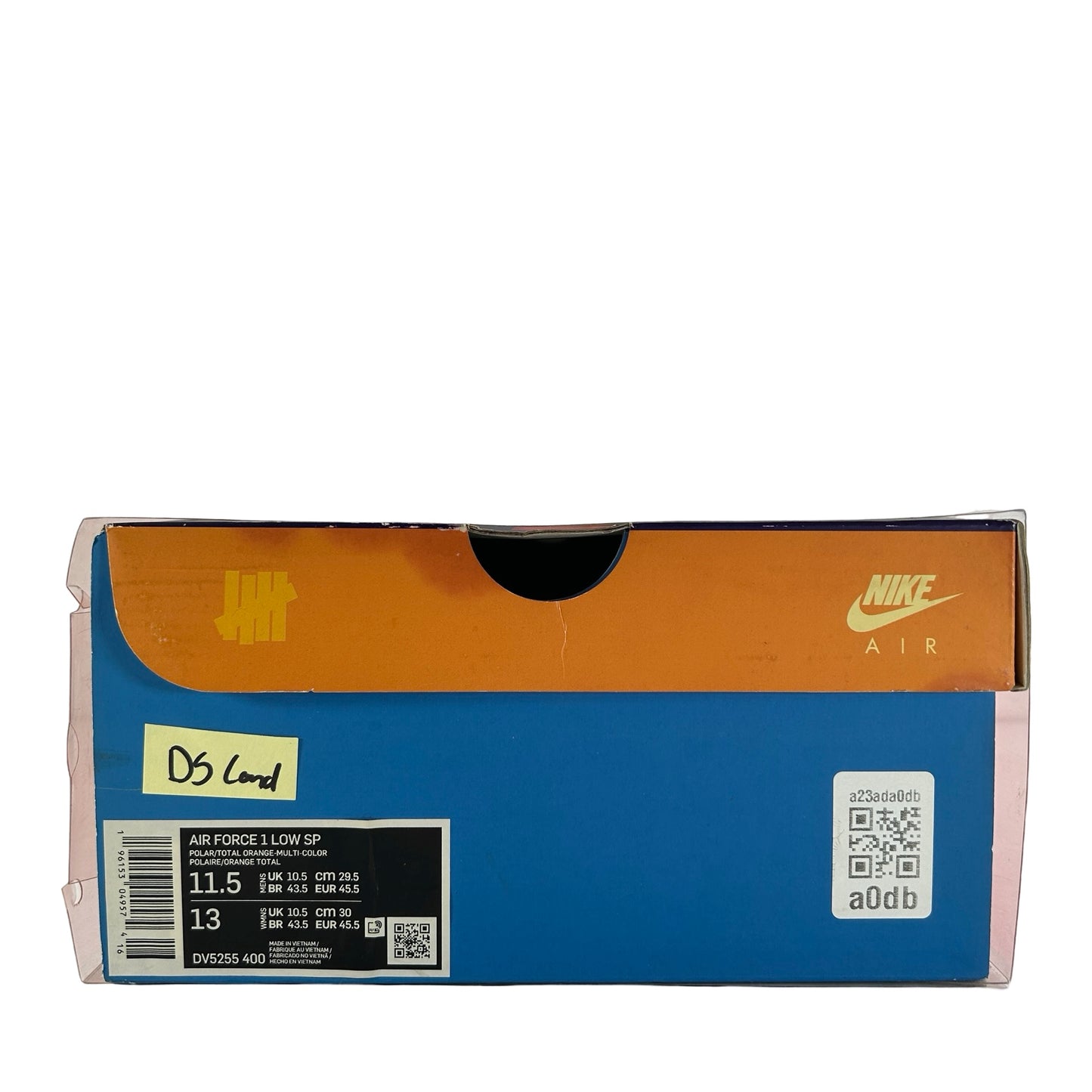 DV5255 400 Nike Air Force 1 Low SP UNDFTD Patente múltiple