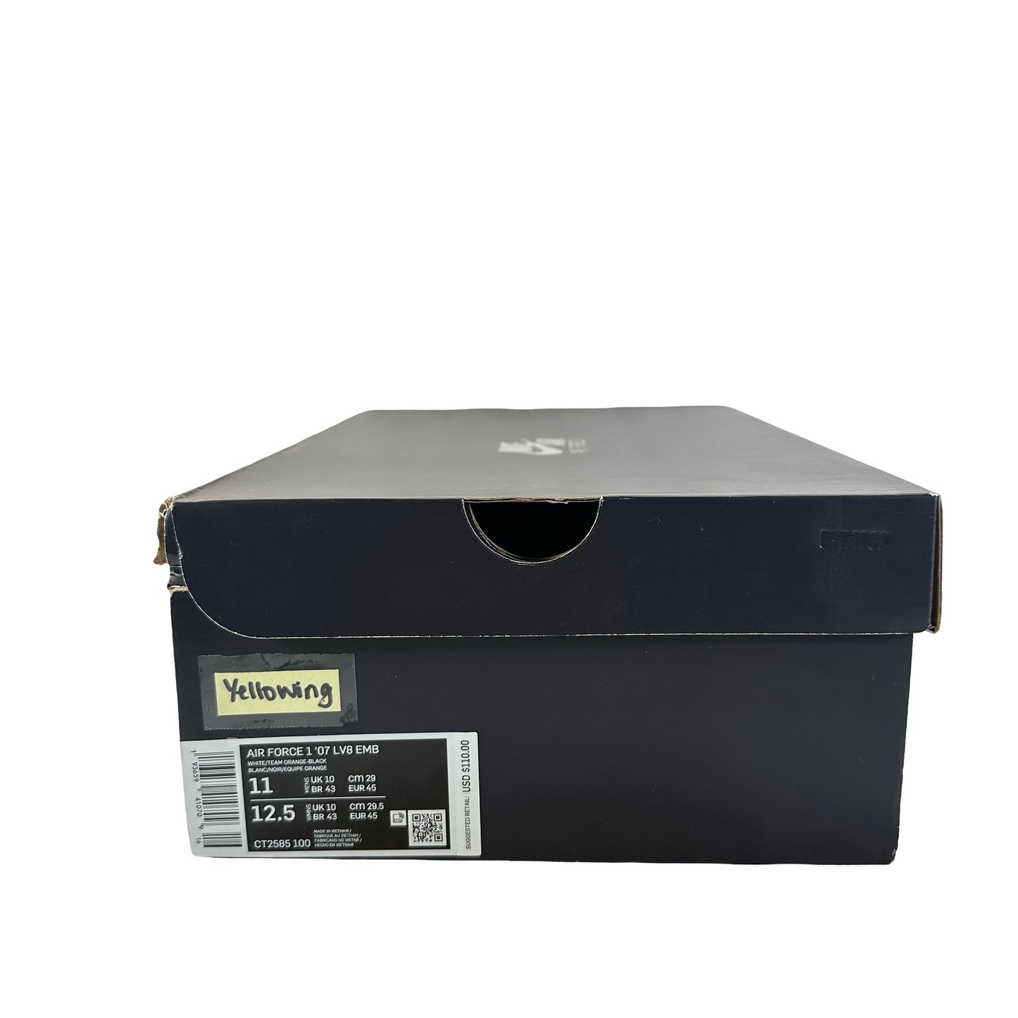 CT2585 100 Nike Air Force 1 Low Rucker Park (2020) - 11 M (Yellowing)