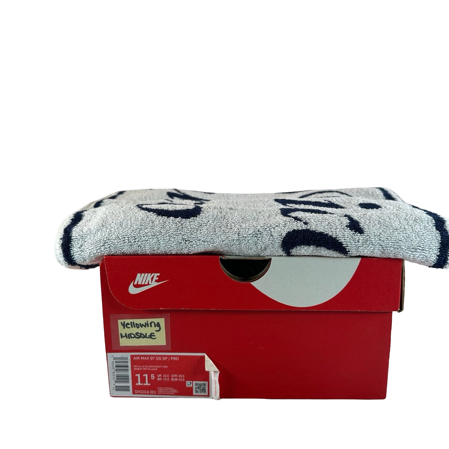 DH2319 001 Nike Air Max 97 Puerto Rico - 11.5 M (Midsoles Yellowing)