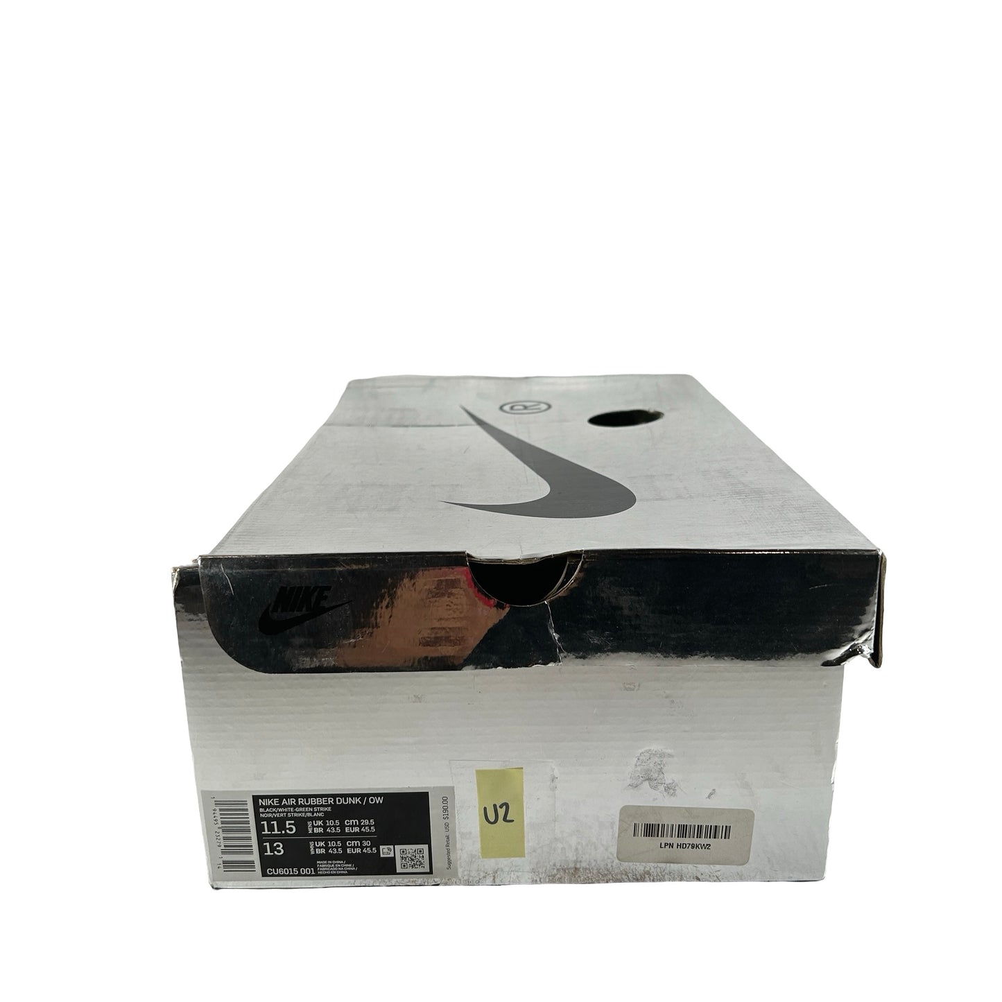 CU6015 001 Nike Air Rubber Dunk Off-Blanco Verde Strike