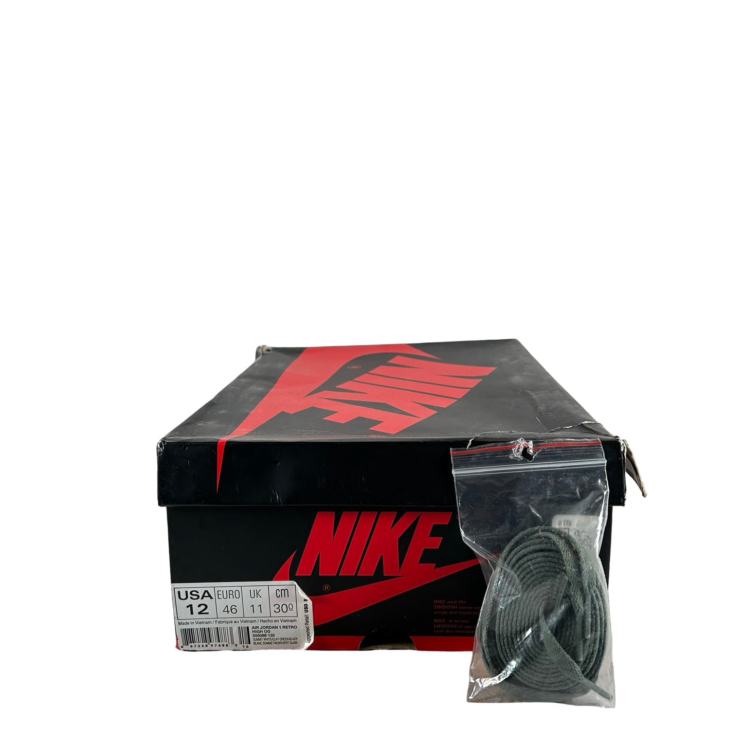 555088 135 Jordan 1 Arcilla Verde