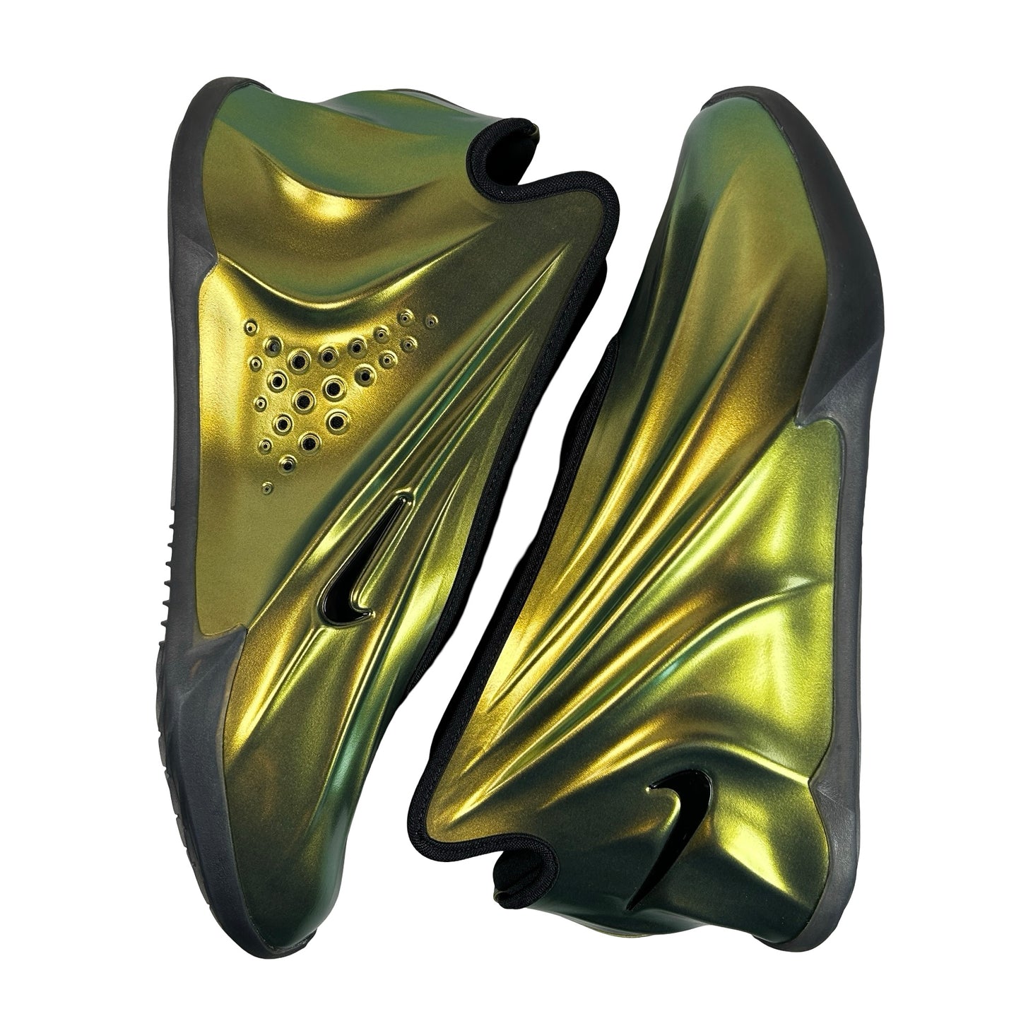 IQ6108 001 Nike GT Future Ducks of a Feather Oregon Ducks Metallic Nova