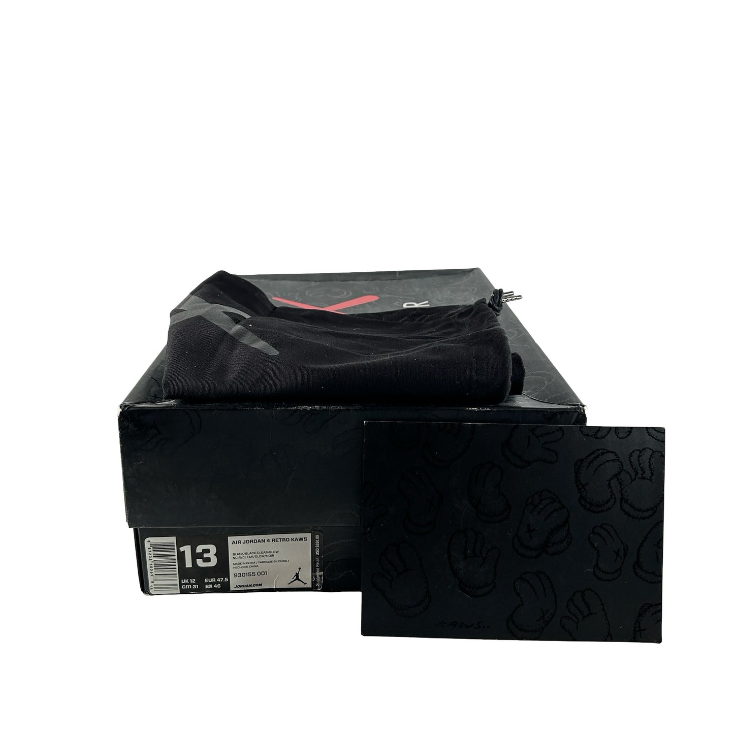 930155 001 Jordan 4 Kaws Negro