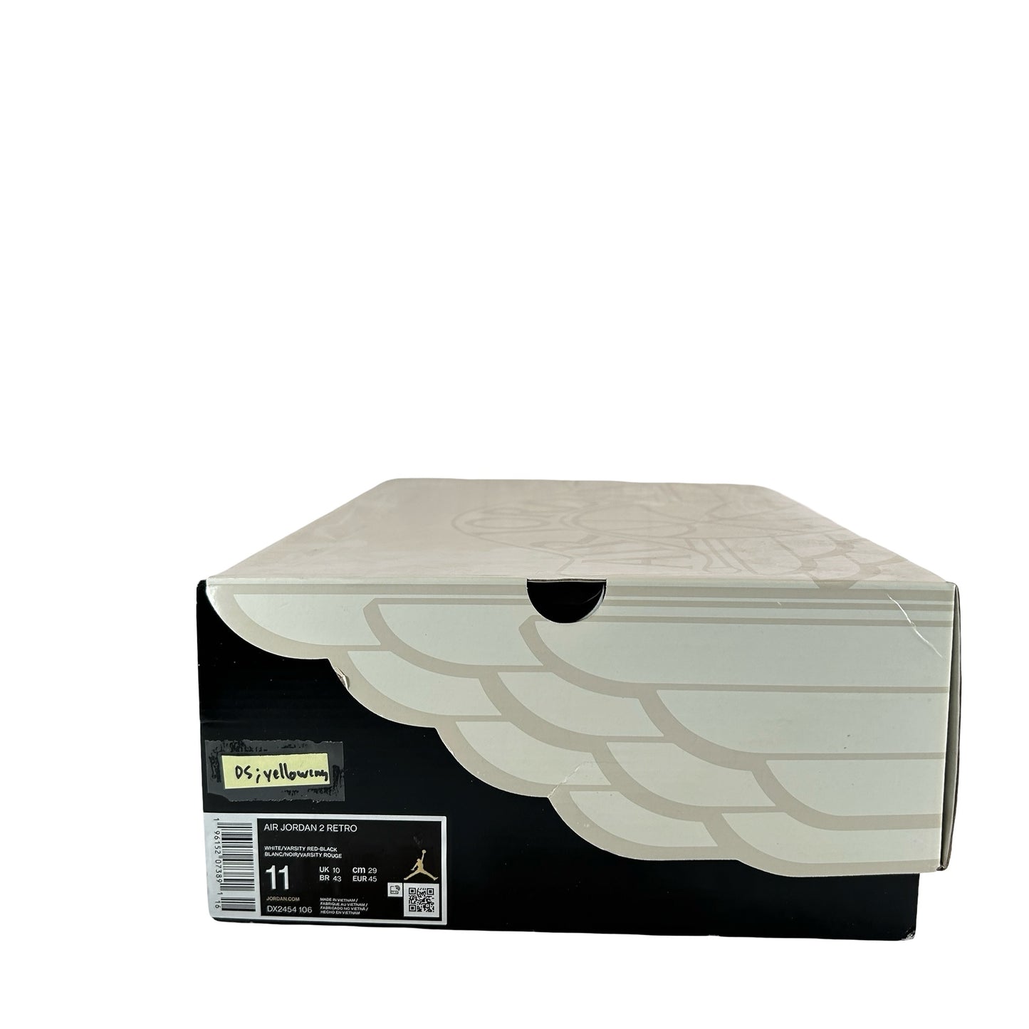 DX2454 106 Jordan 2 Retro OG Chicago (2022) - 11 M (Yellowing)