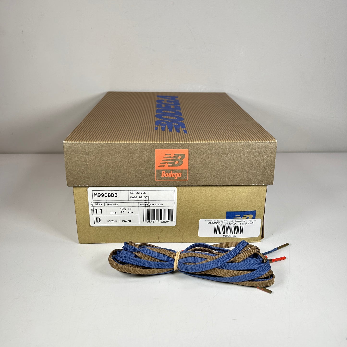 M990BD3 New Balance 990v3 MiUSA Bodega Llegó para quedarse