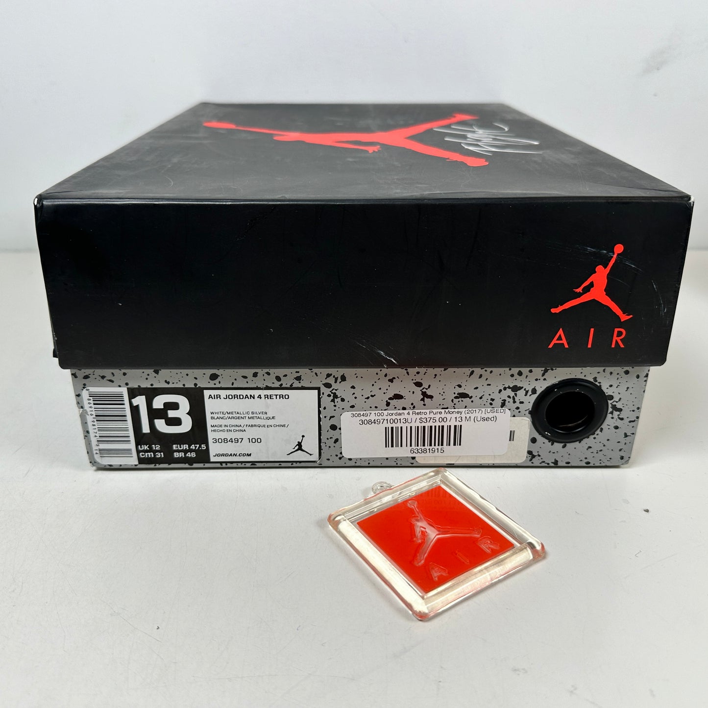 308497 100 Jordan 4 Retro Dinero puro (2017)