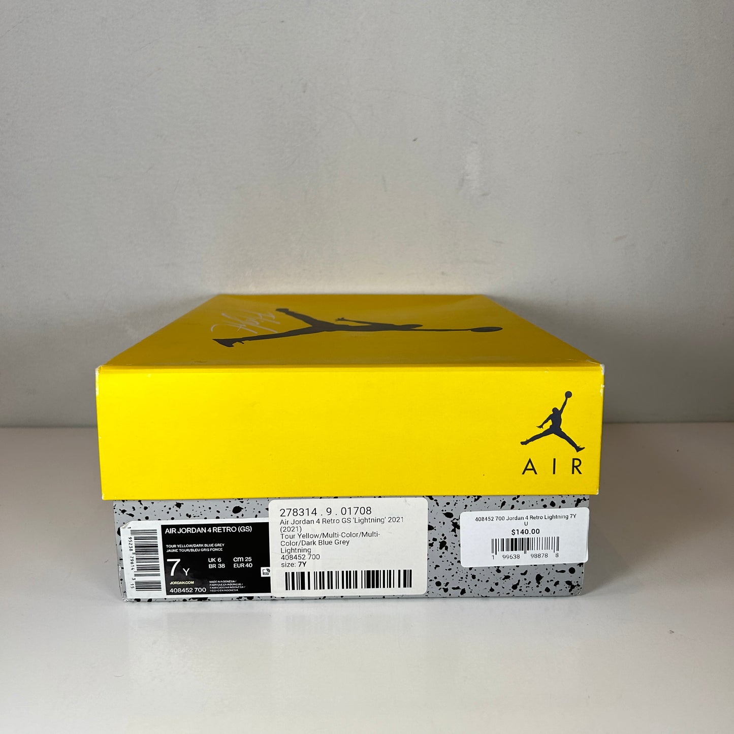 408452 700 Jordan 4 Retro Rayo (GS)