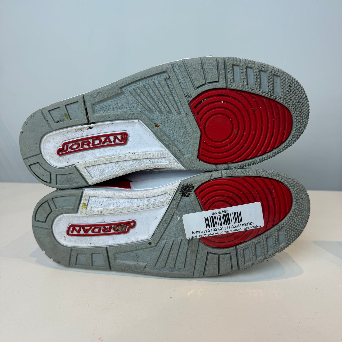 136064 120 Jordan 3 Retro Rojo fuego (2013)