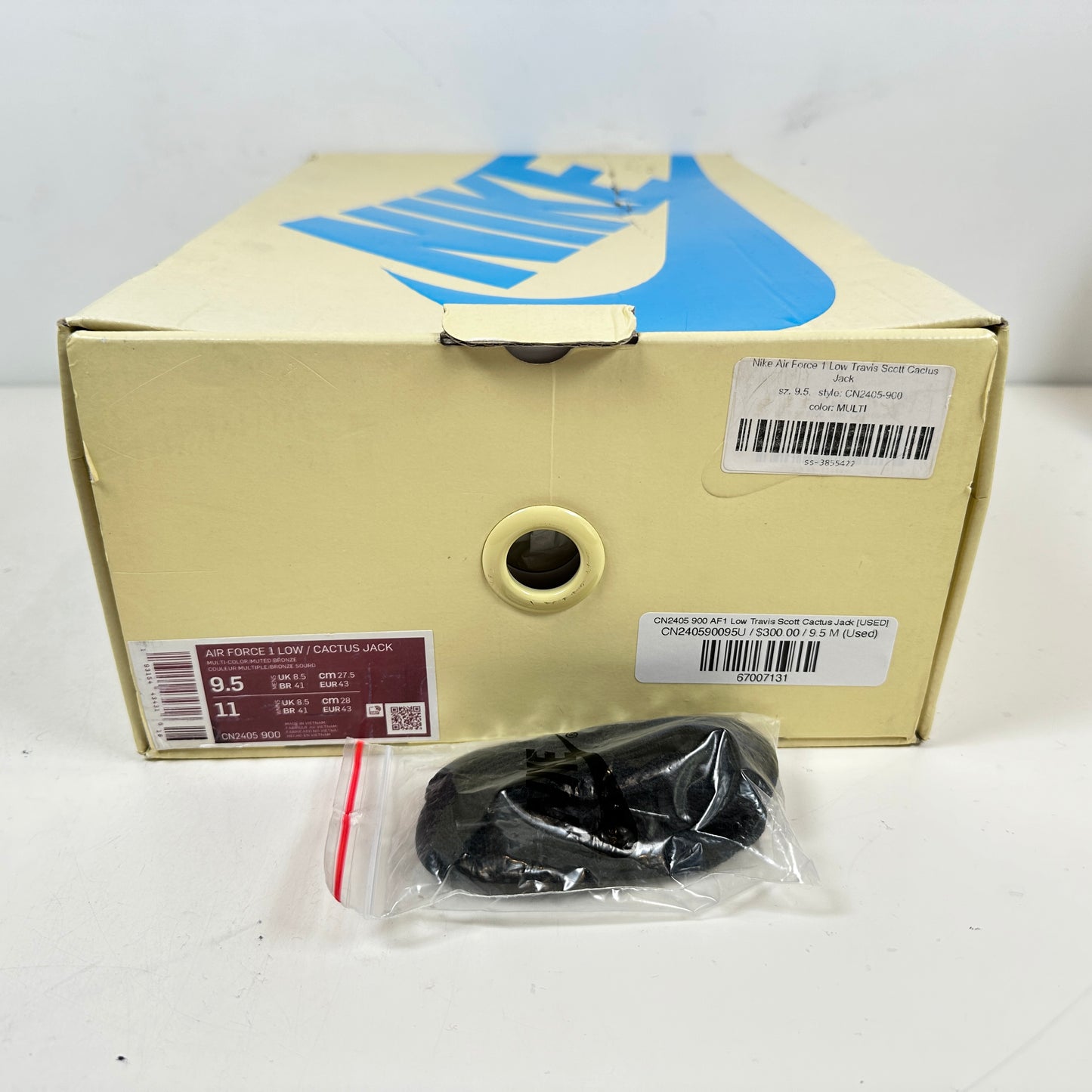 CN2405 900 AF1 Gato bajo Travis Scott Cactus