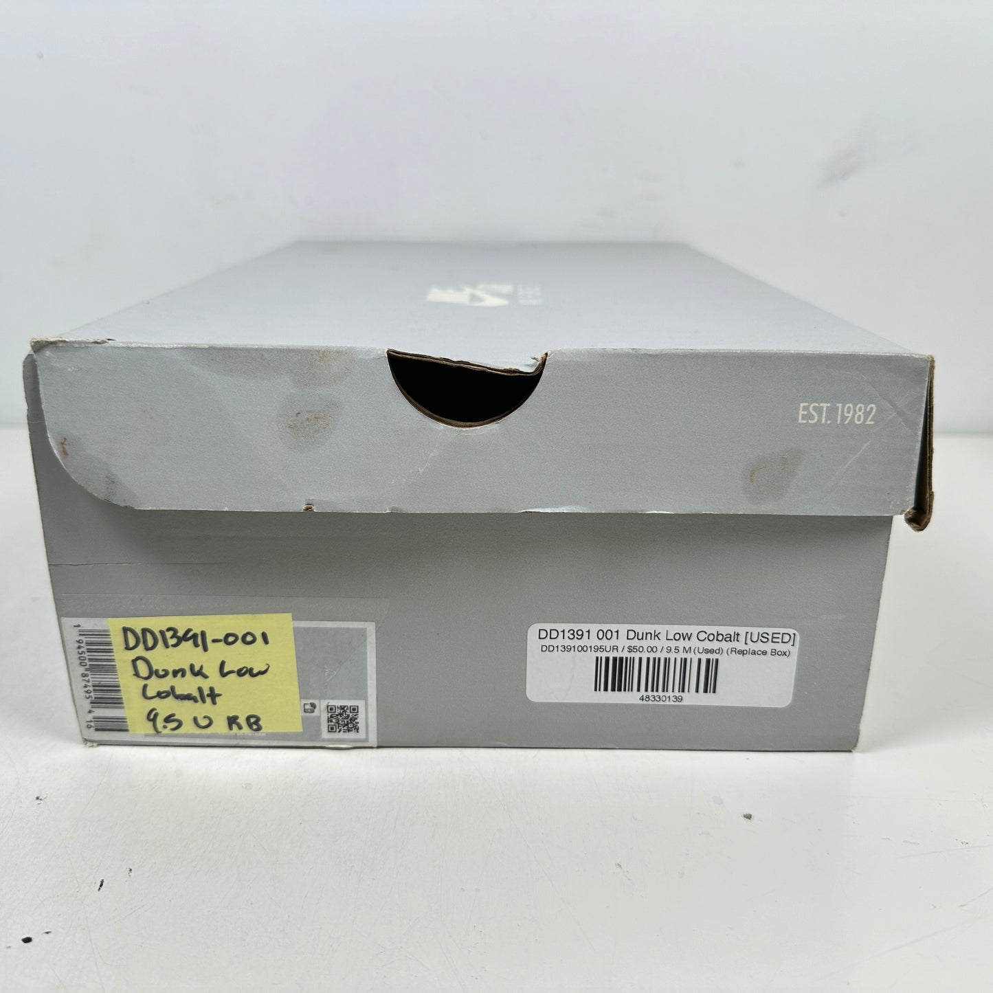 DD1391 001 Dunk bajo en cobalto
