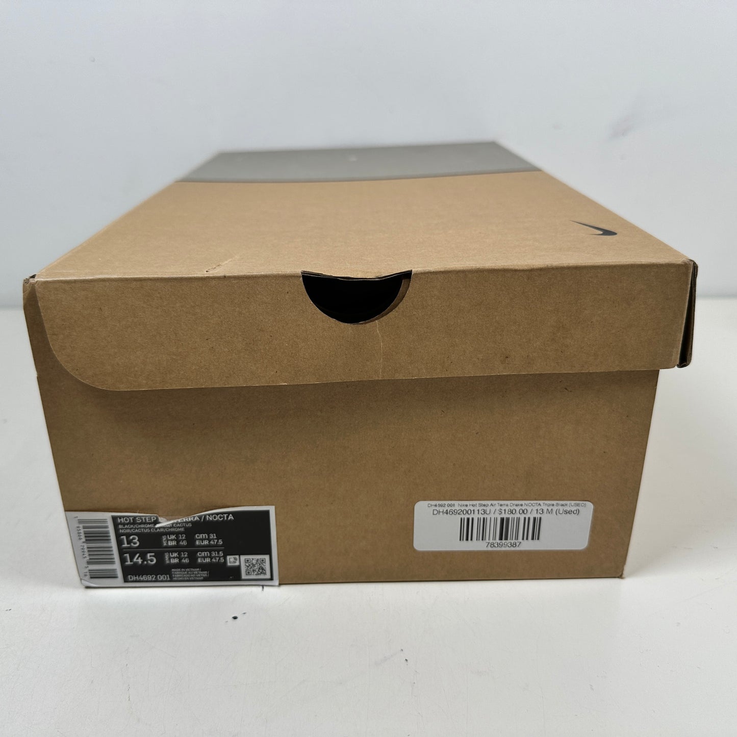 DH4692 001 Nike Hot Step Air Terra Drake NOCTA Triple Negro