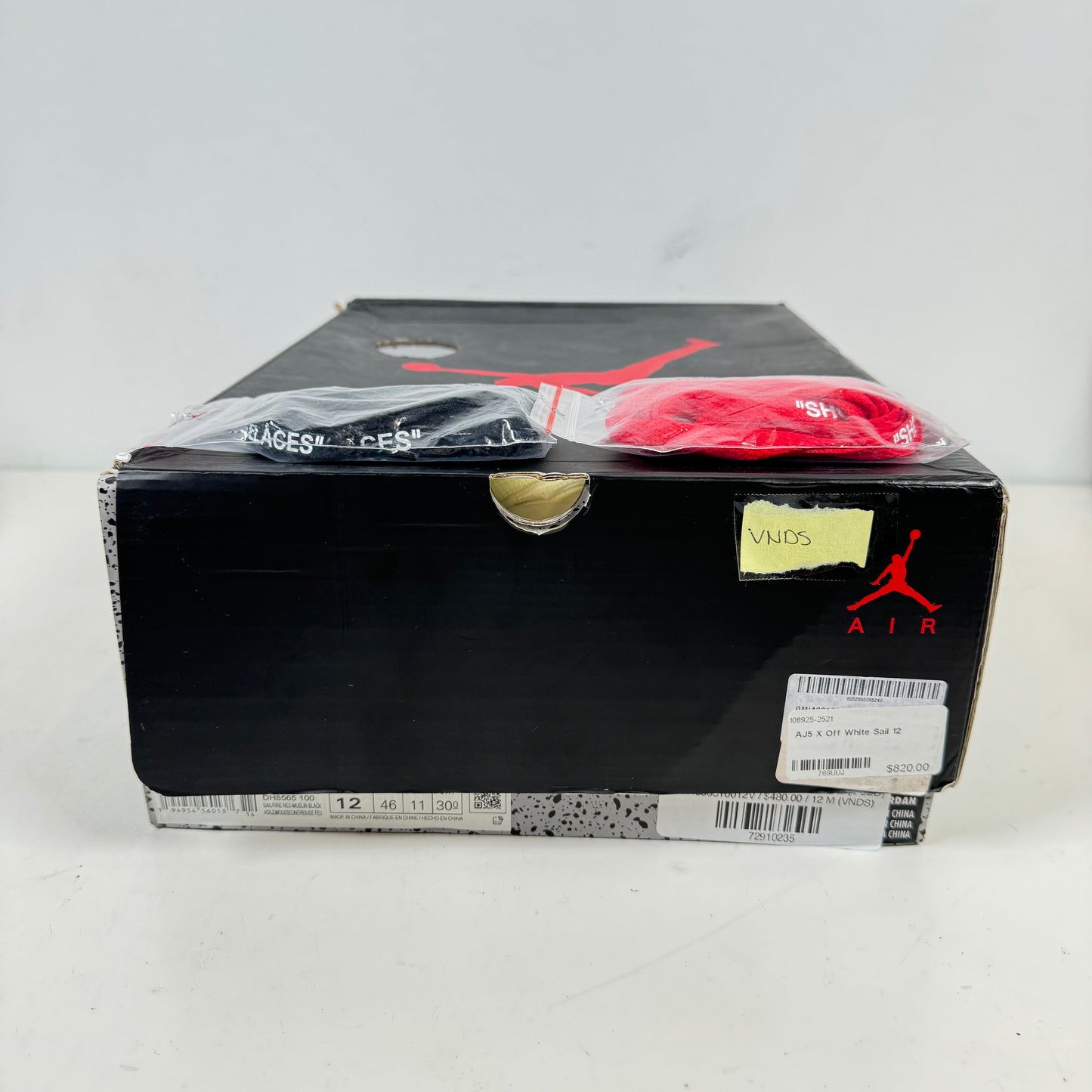 DH8565 100 Jordan 5 Off-Blanco Vela