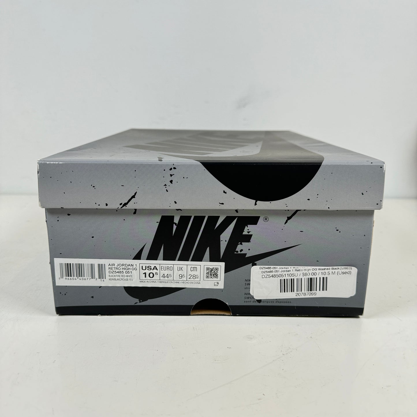 DZ5485 051 Jordan 1 Retro High OG Lavado Negro