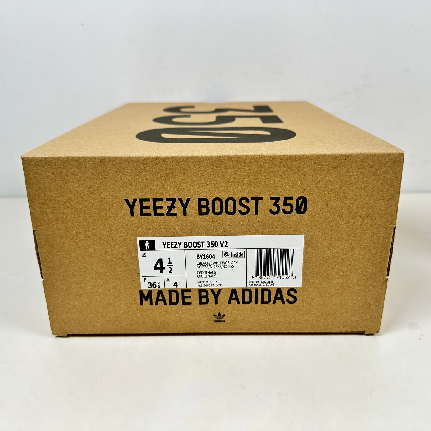 BY1604 Adidas Yeezy Boost 350 V2 Núcleo Negro Blanco