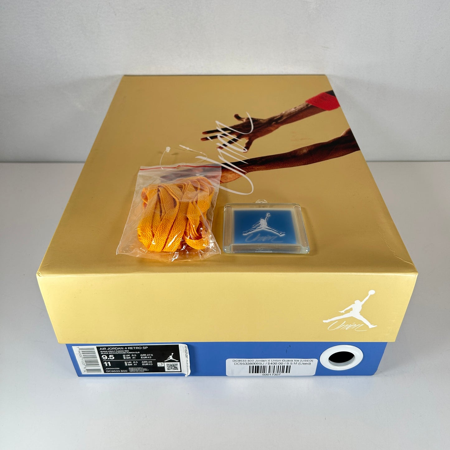 DC9533 800 Jordan 4 Unión Guayaba Ice